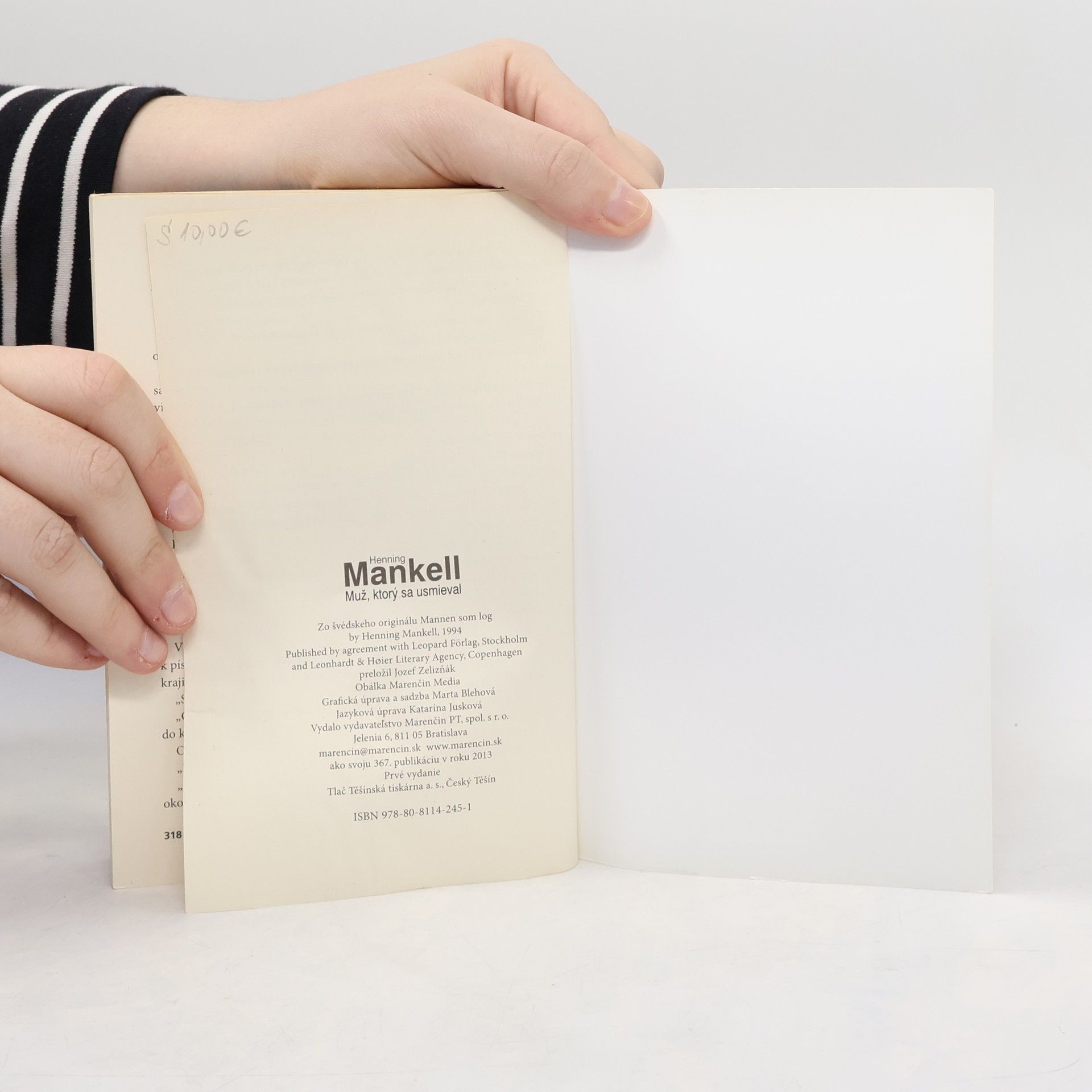 Henning Mankell Muž, ktorý sa usmieval