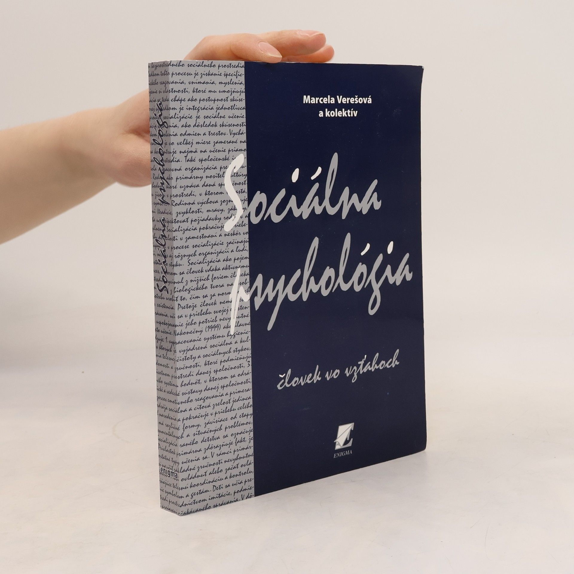 Marcela Verešová Sociálna psychológia : človek vo vzťahoch