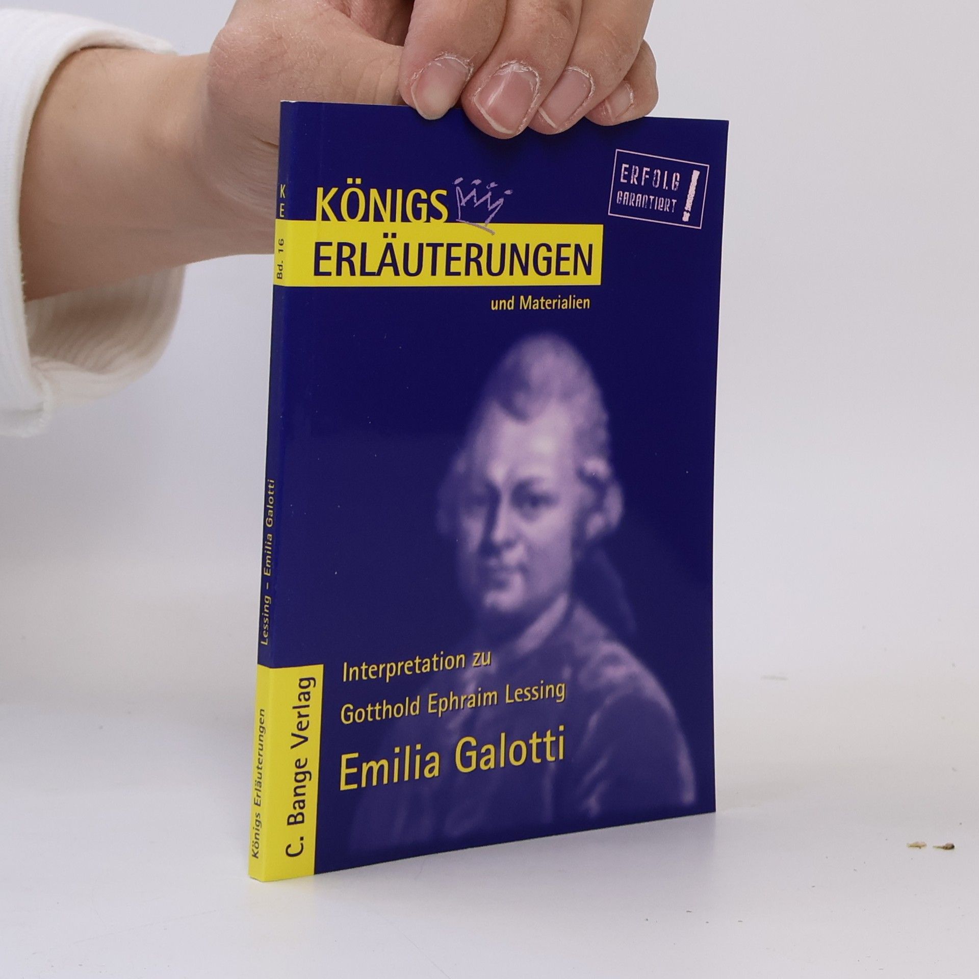 Erläuterungen zu Gotthold Ephraim Lessing, Emilia Galotti