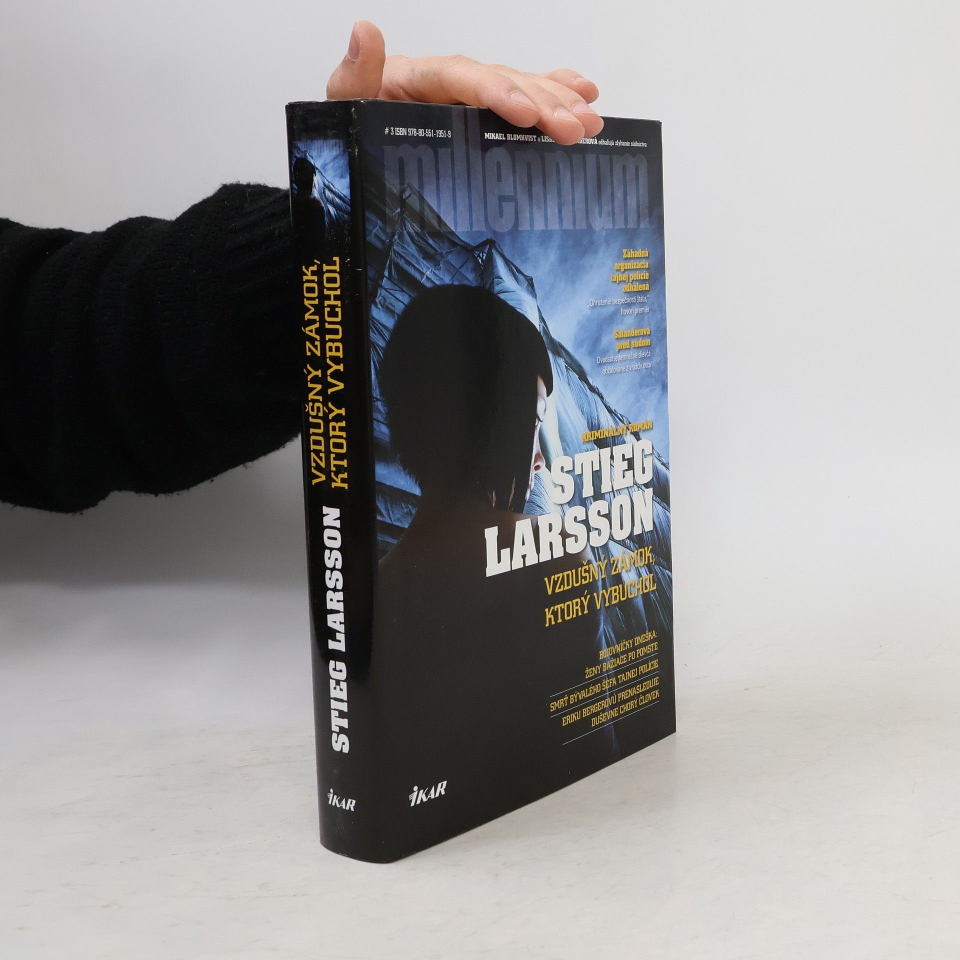 Stieg Larsson Vzdušný zámok, ktorý vybuchol
