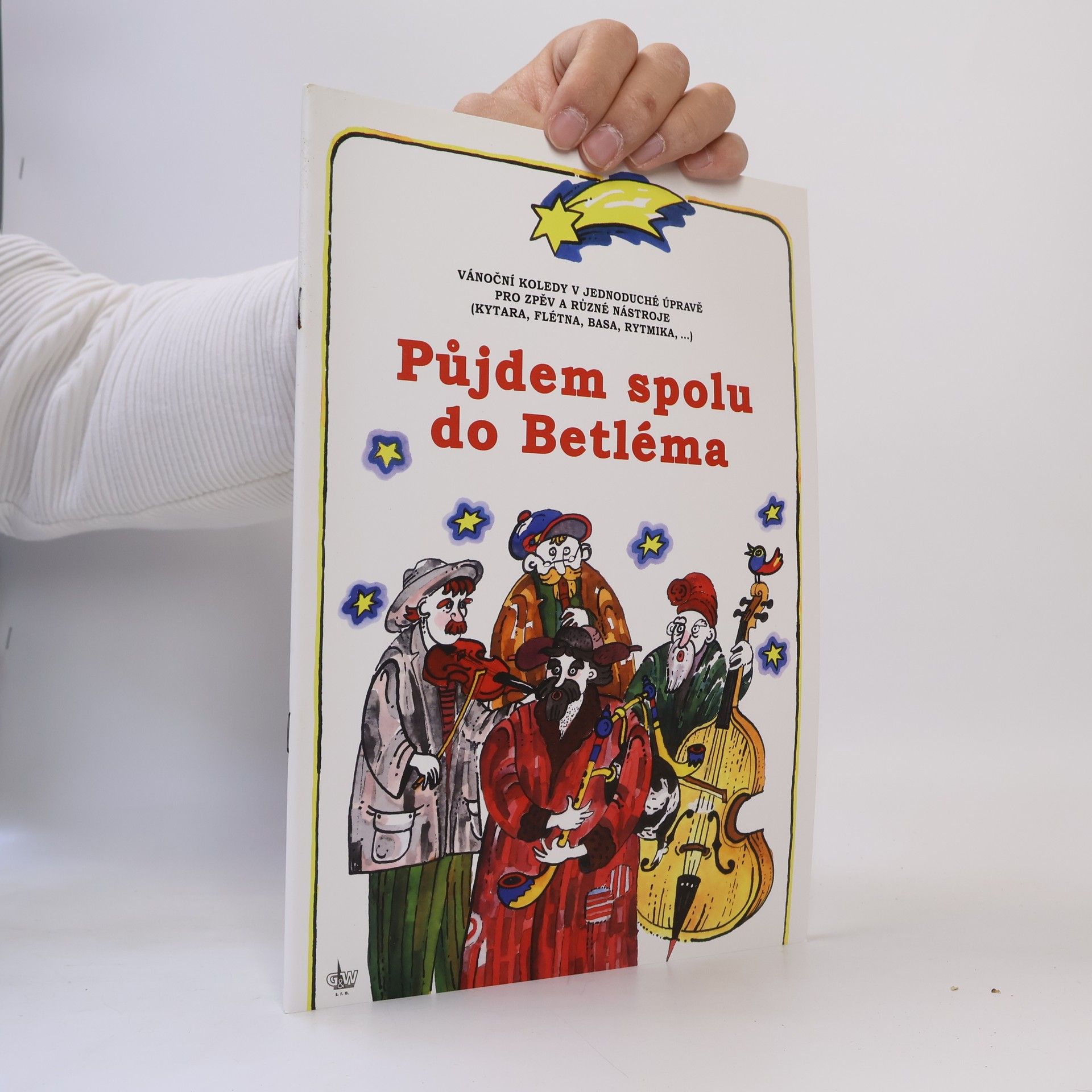 Miroslav Ošanec Půjdem spolu do Betléma. Vánoční koledy v jednoduché úpravě pro zobcovou flétnu, kytaru a zpěv