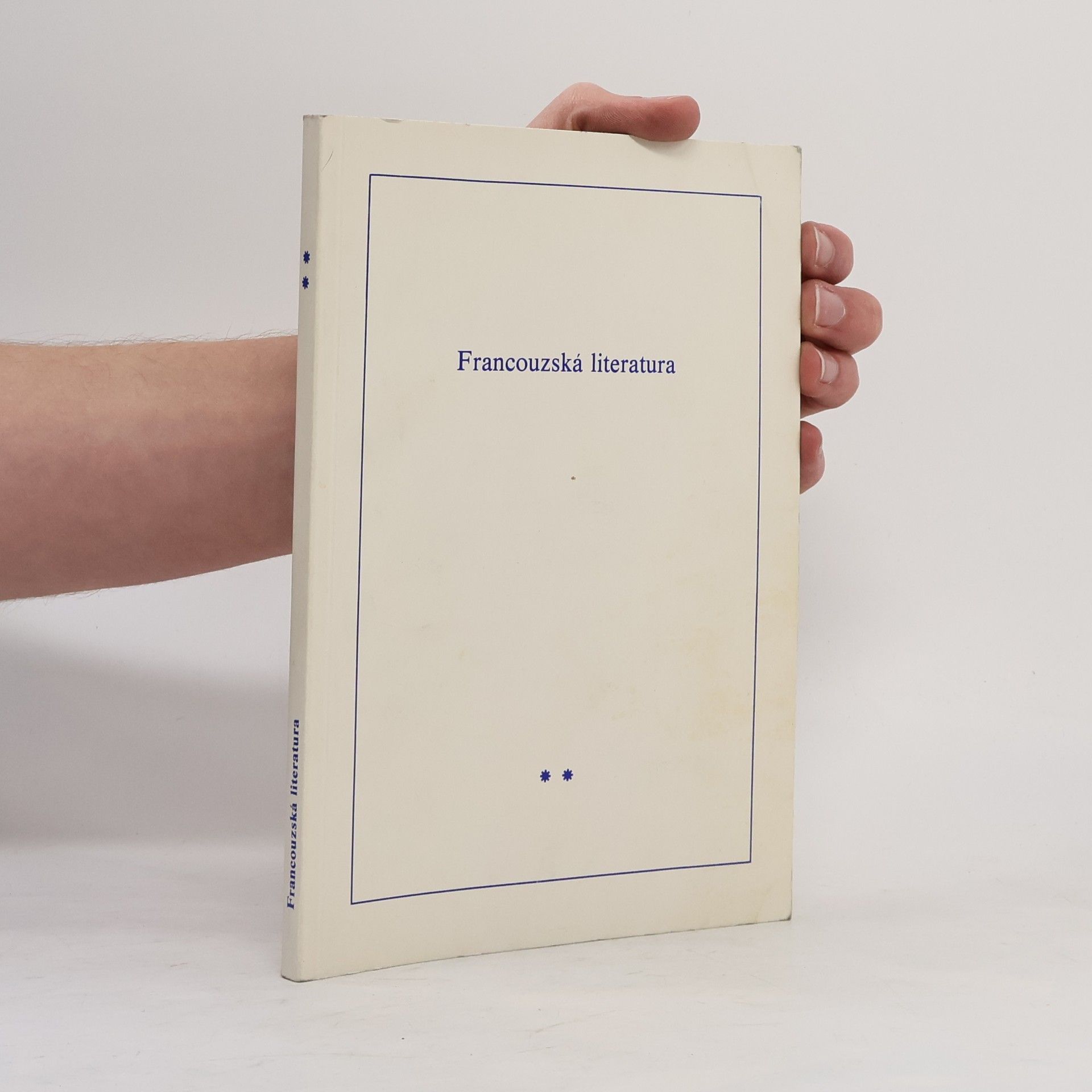 Patrik Ouředník Francouzská literatura II