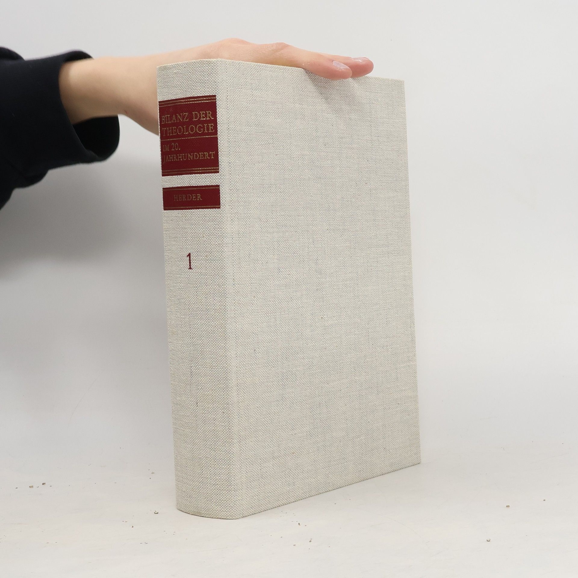 Bilanz der Theologie im 20. Jahrhundert. Band 1