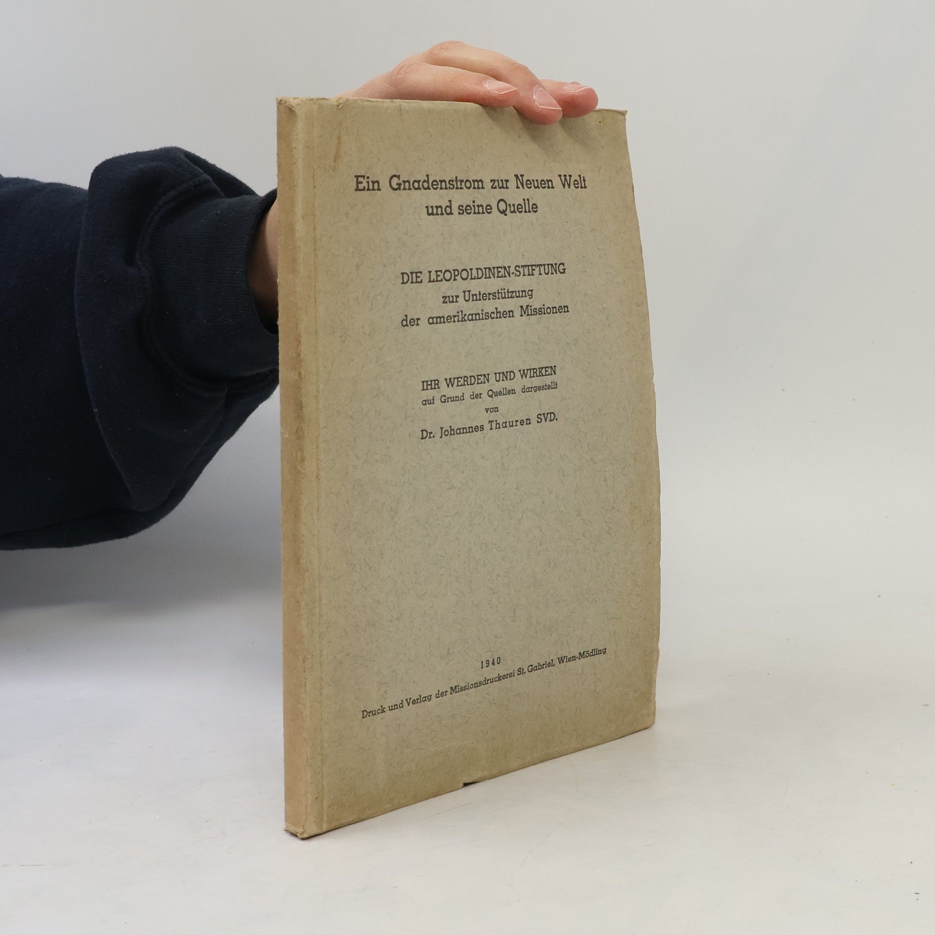 Johannes Thauren Ein Gnadenstrom zur Neuen Welt und seine Quelle