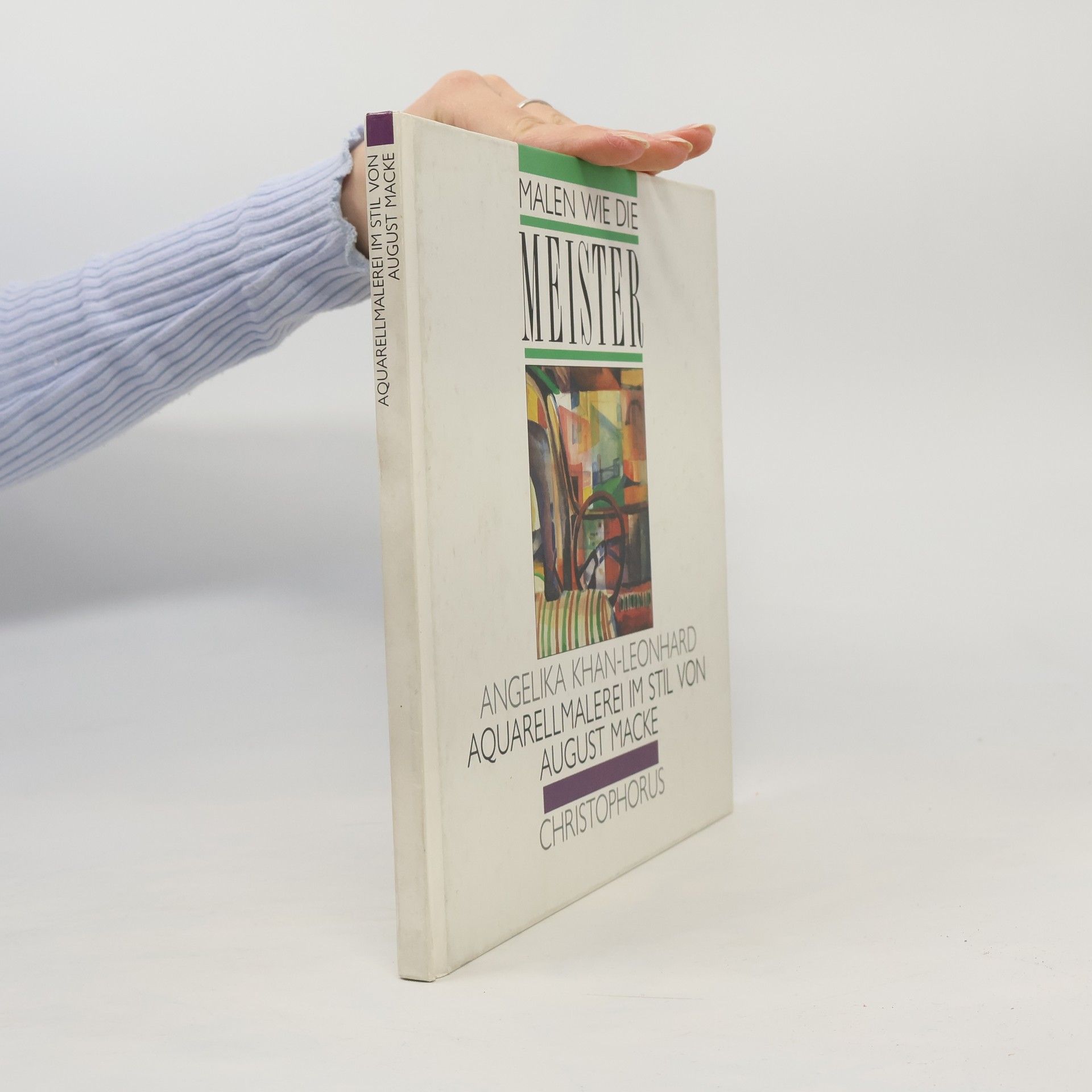 Angelika Khan-Leonhard Aquarellmalerei im Stil von August Macke