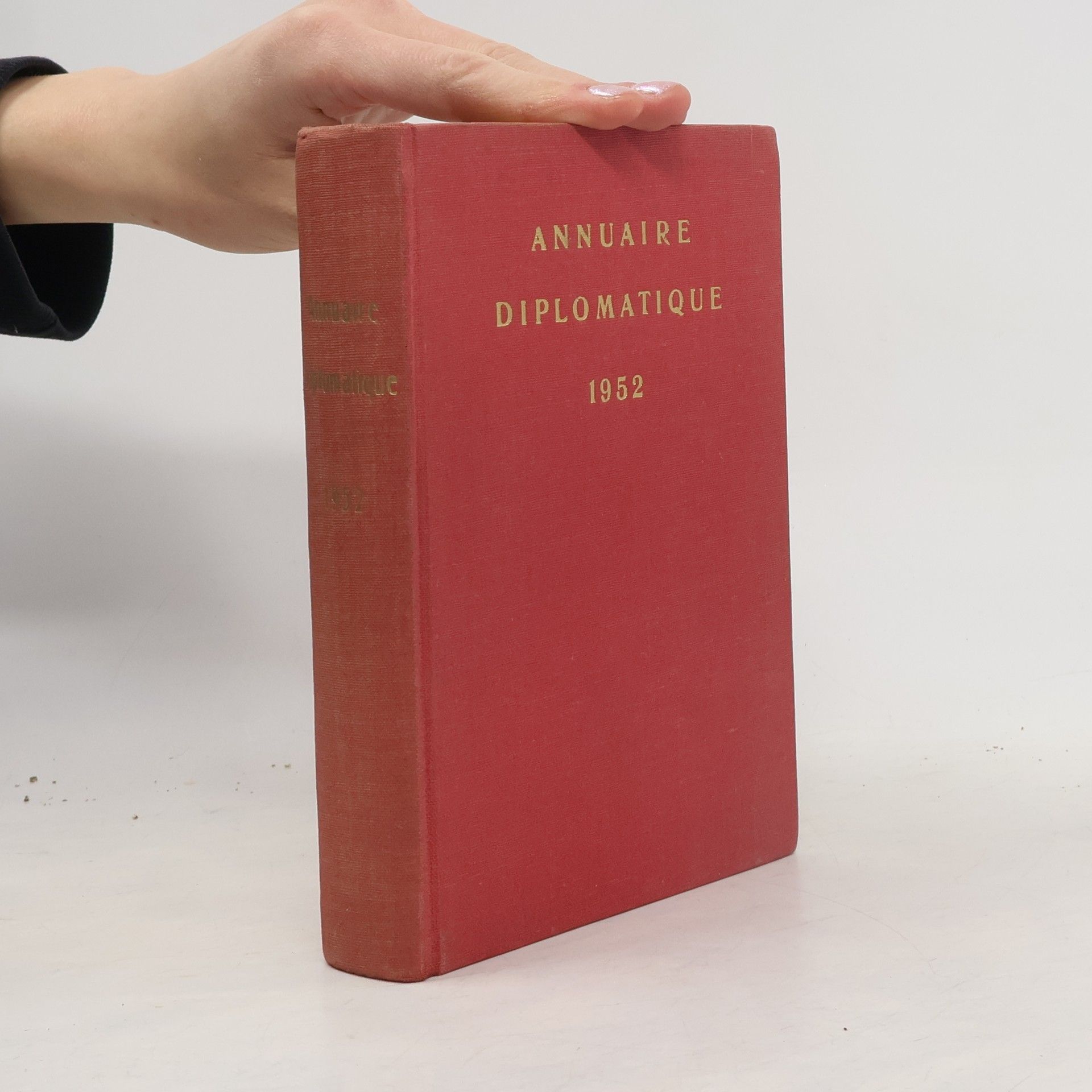 Herbert von Moos Annuaire diplomatique 1952