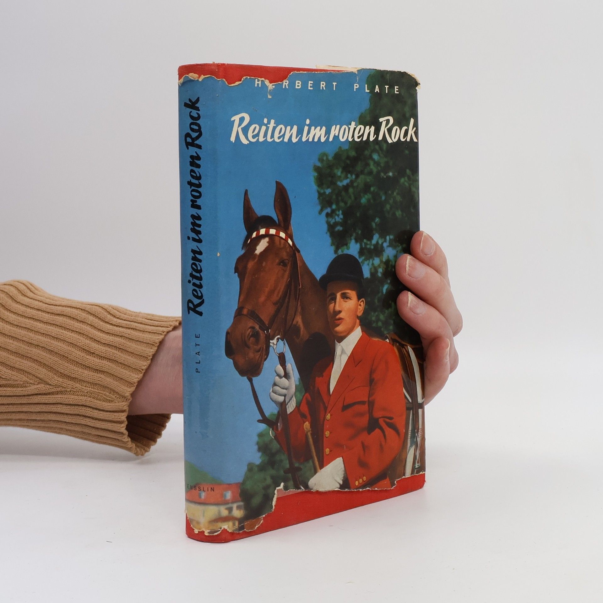 Herbert Plate Reiten im roten Rock