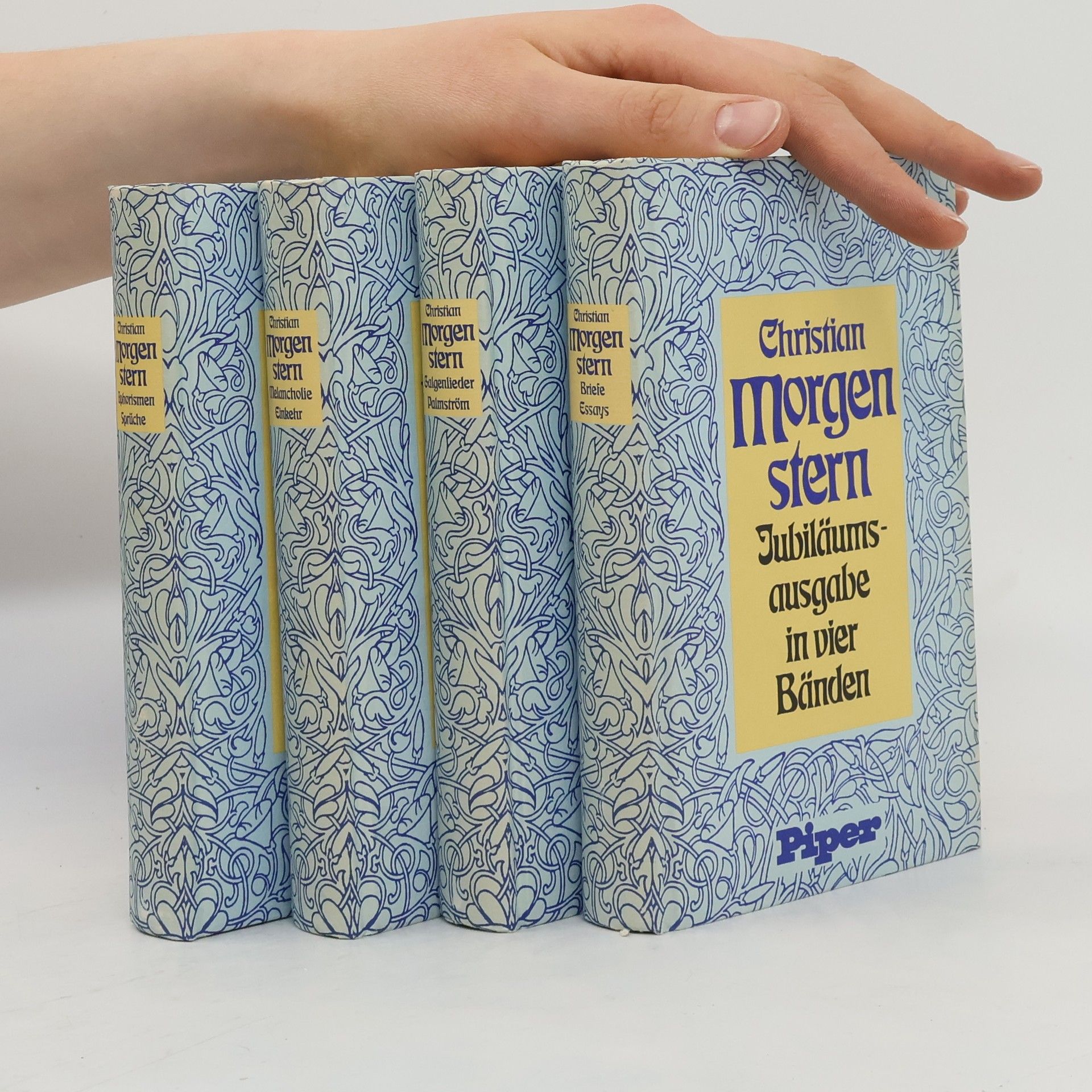 Christian Morgenstern Jubiläumsausgabe in vier Bänden 1-4