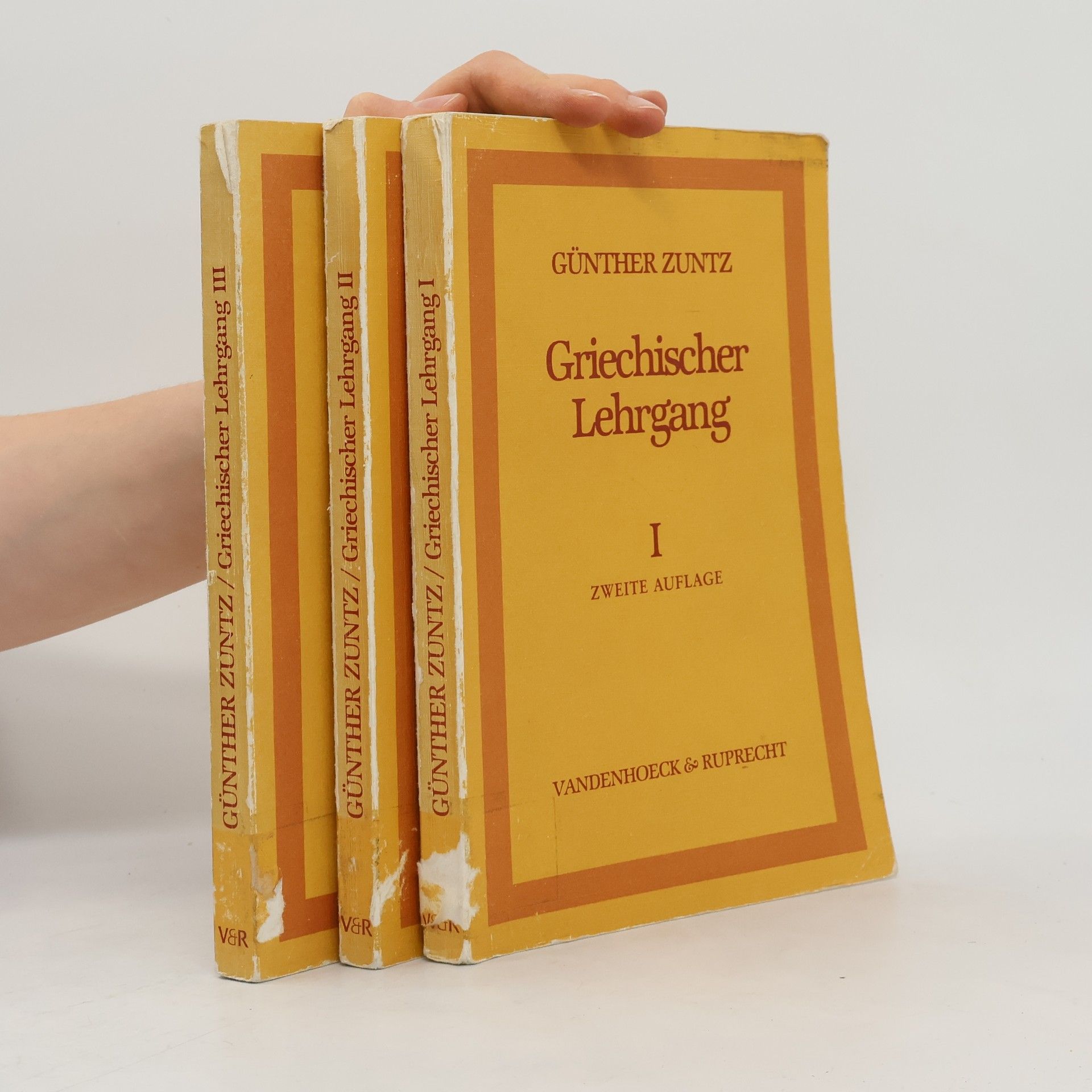 Günther Zuntz Griechischer Lehrgang 1-3