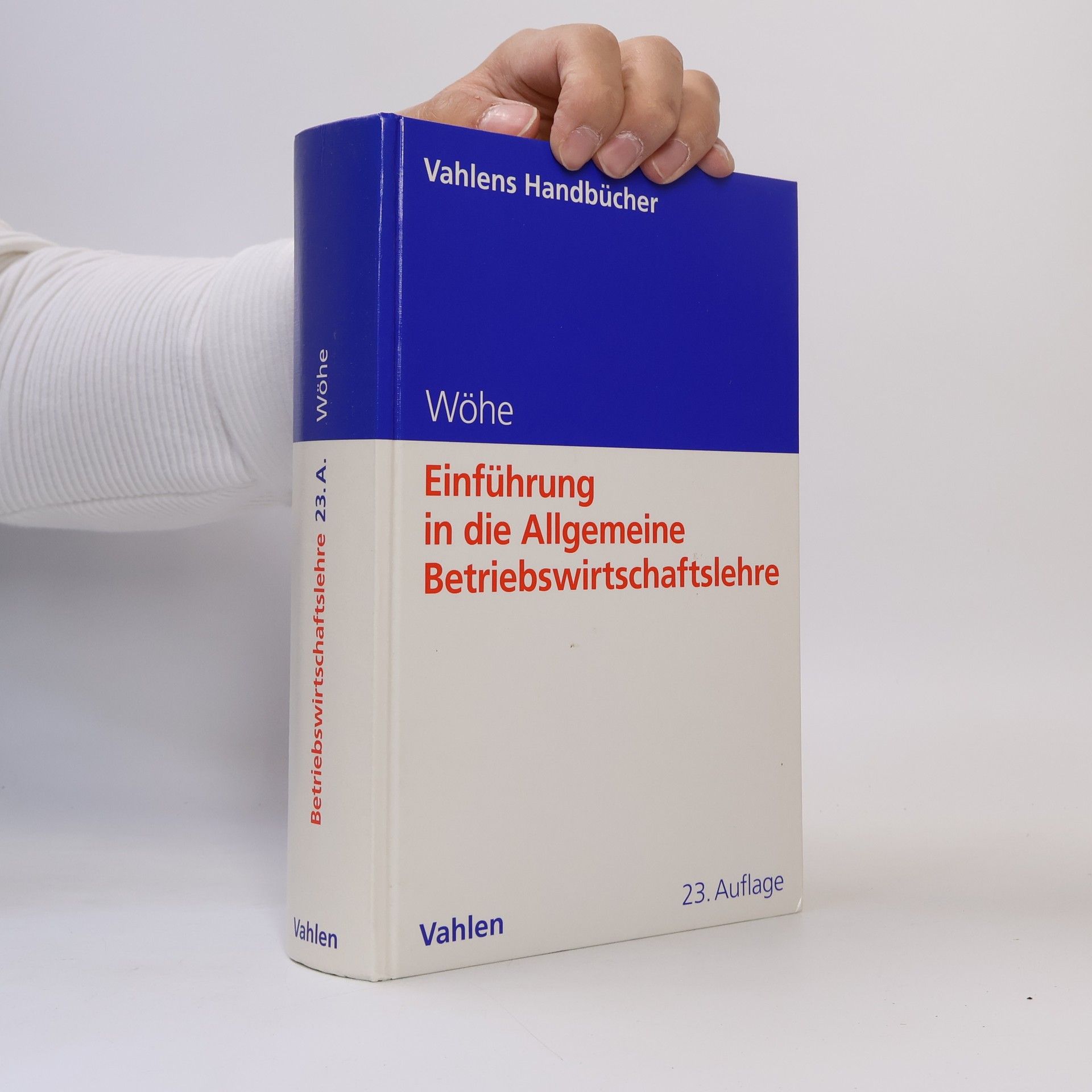 Günter Wöhe Einführung in die allgemeine Betriebswirtschaftslehre