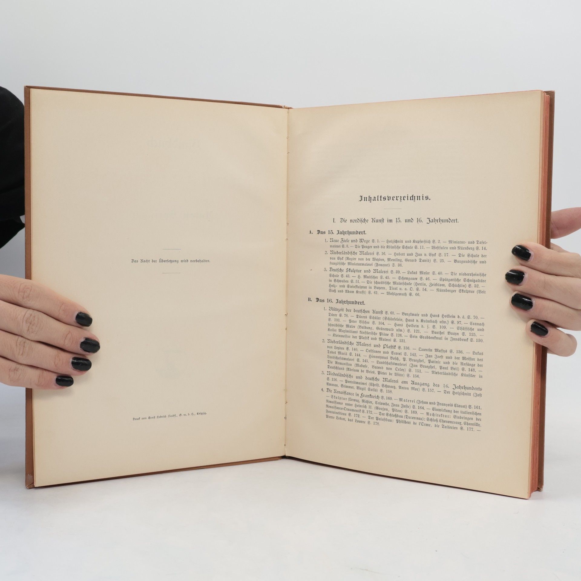 Anton Heinrich Springer Handbuch der Kunstgeschichte IV. Neuere Zeit II. Teil