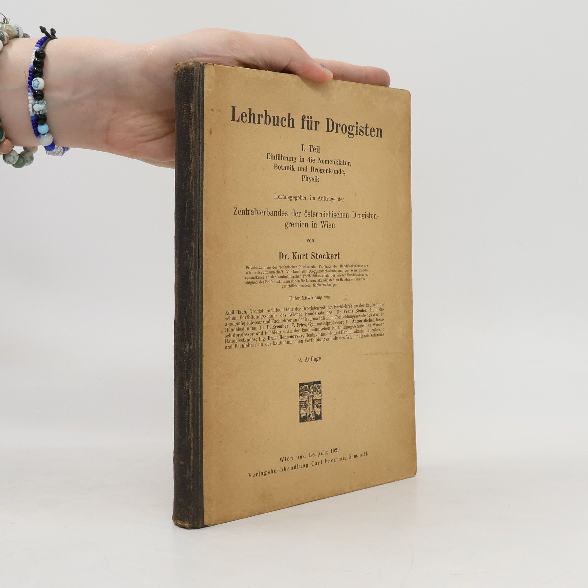 Kurt Stockert Lehrbuch für Drogisten I