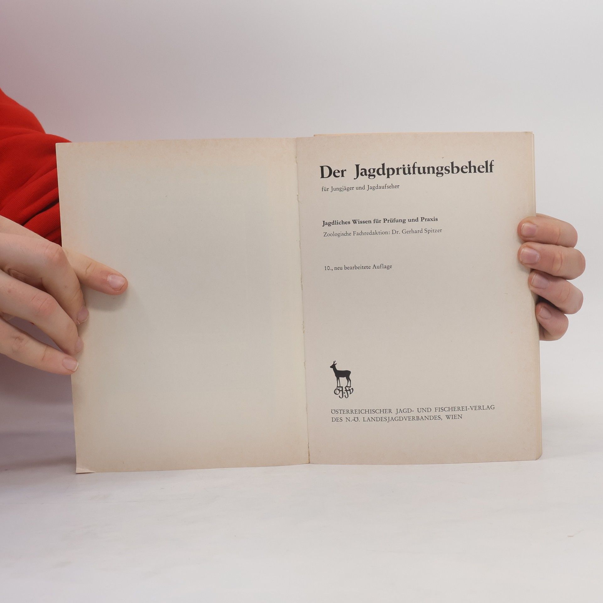 Various authors Der Jagdprüfungsbehelf