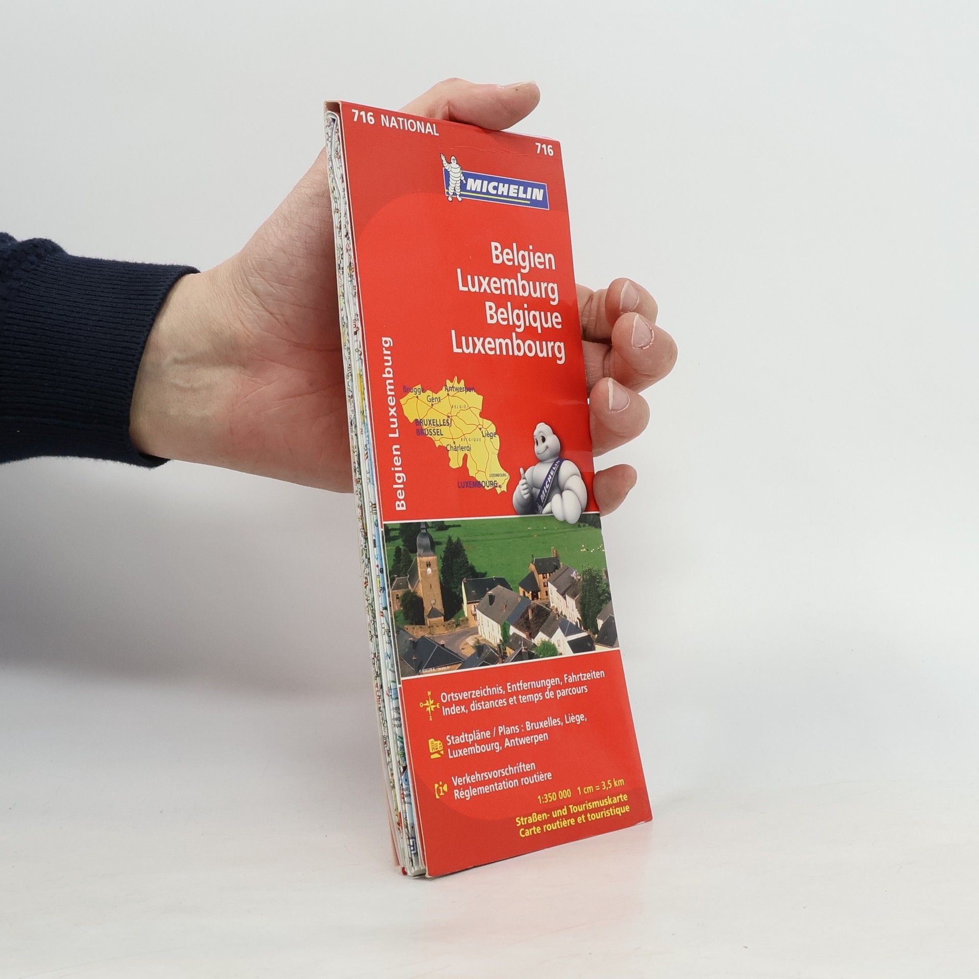 Autorenkollektiv Michelin Karte Belgien, Luxemburg. Belgique, Luxembourg