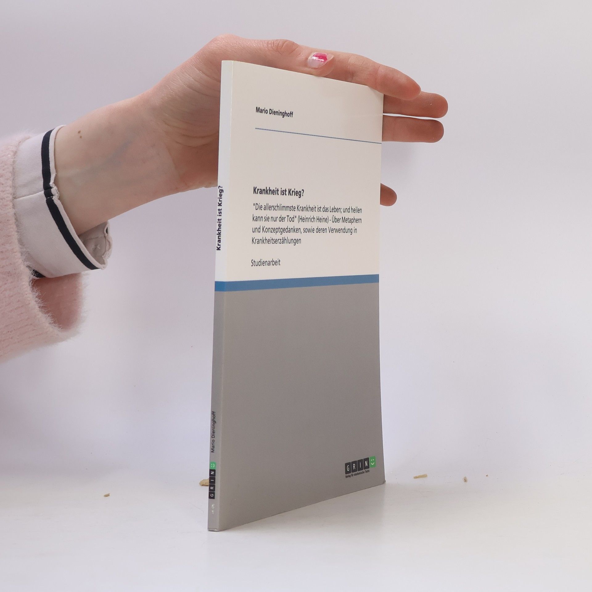 Mario Dieninghoff Krankheit ist Krieg?