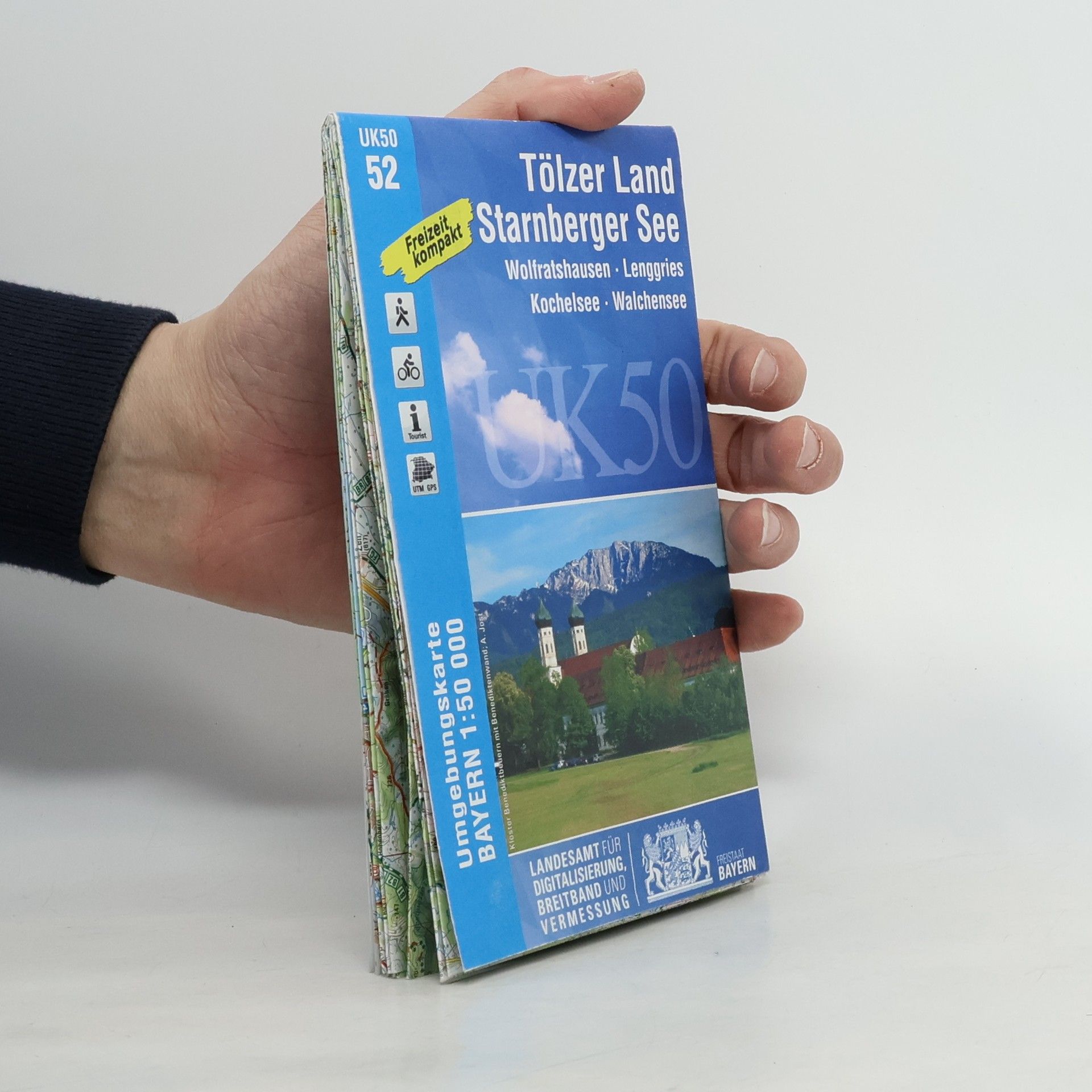 Landesamt für Digitalisierung, Breitband und Vermessung Bayern Topographische Karte Bayern Tölzer Land, Starnberger See