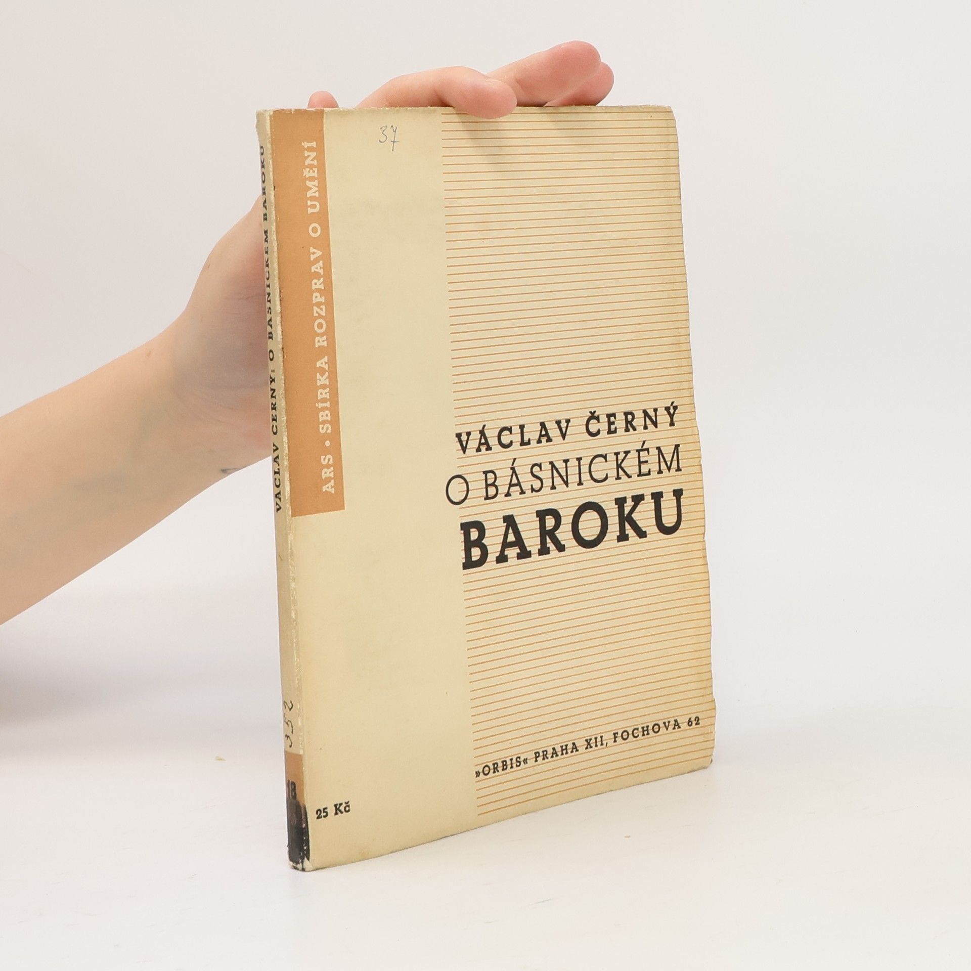 Václav Černý Esej o básnickém baroku