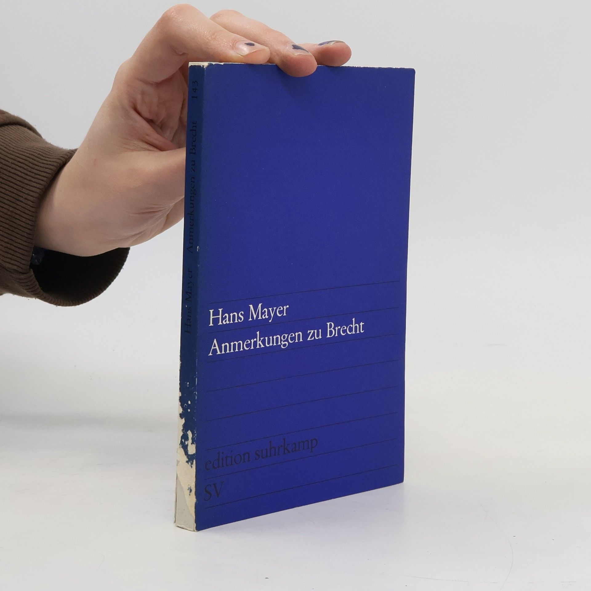 Hans Mayer Anmerkungen zu Brecht