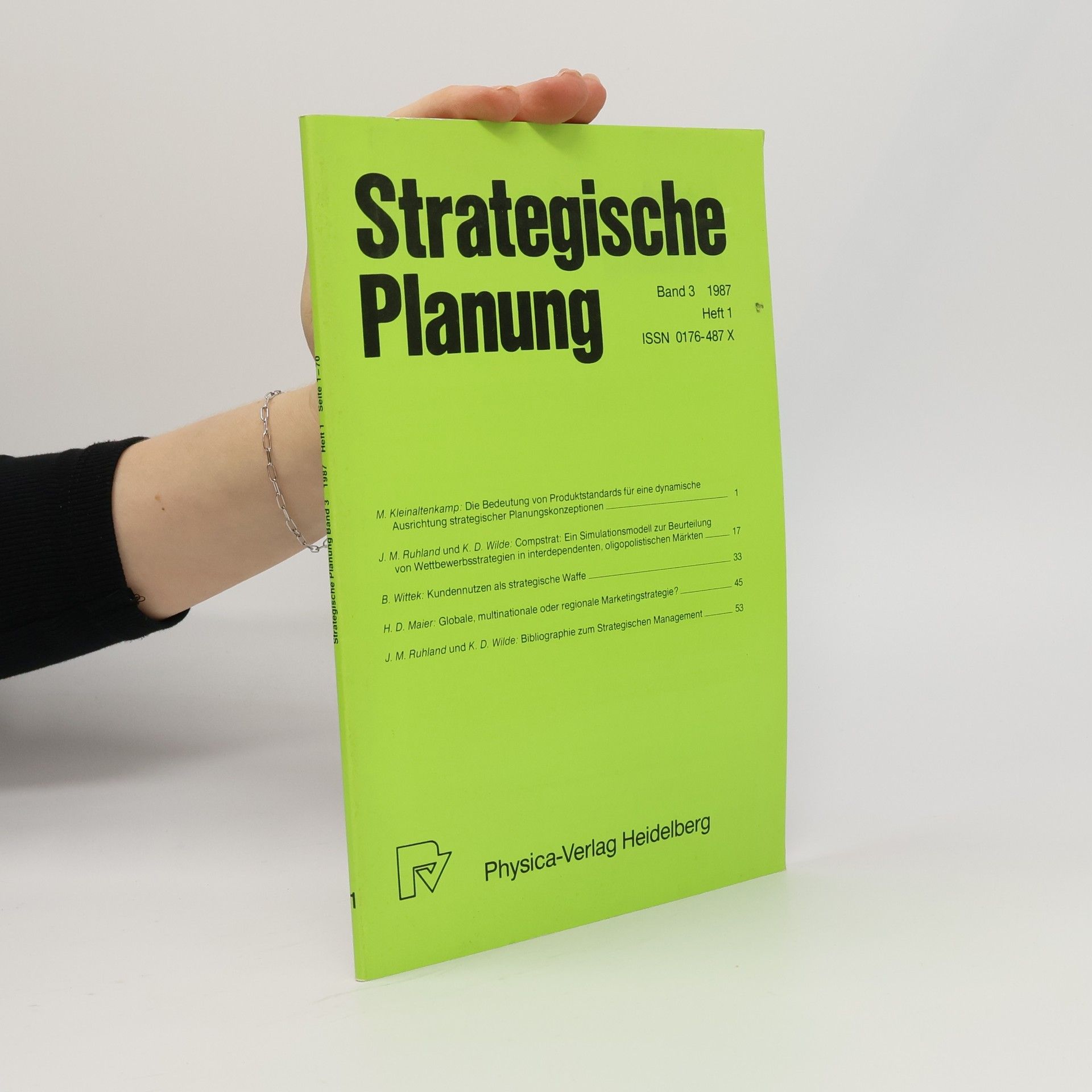 Christoph Schneeweiß Strategische Planung 3