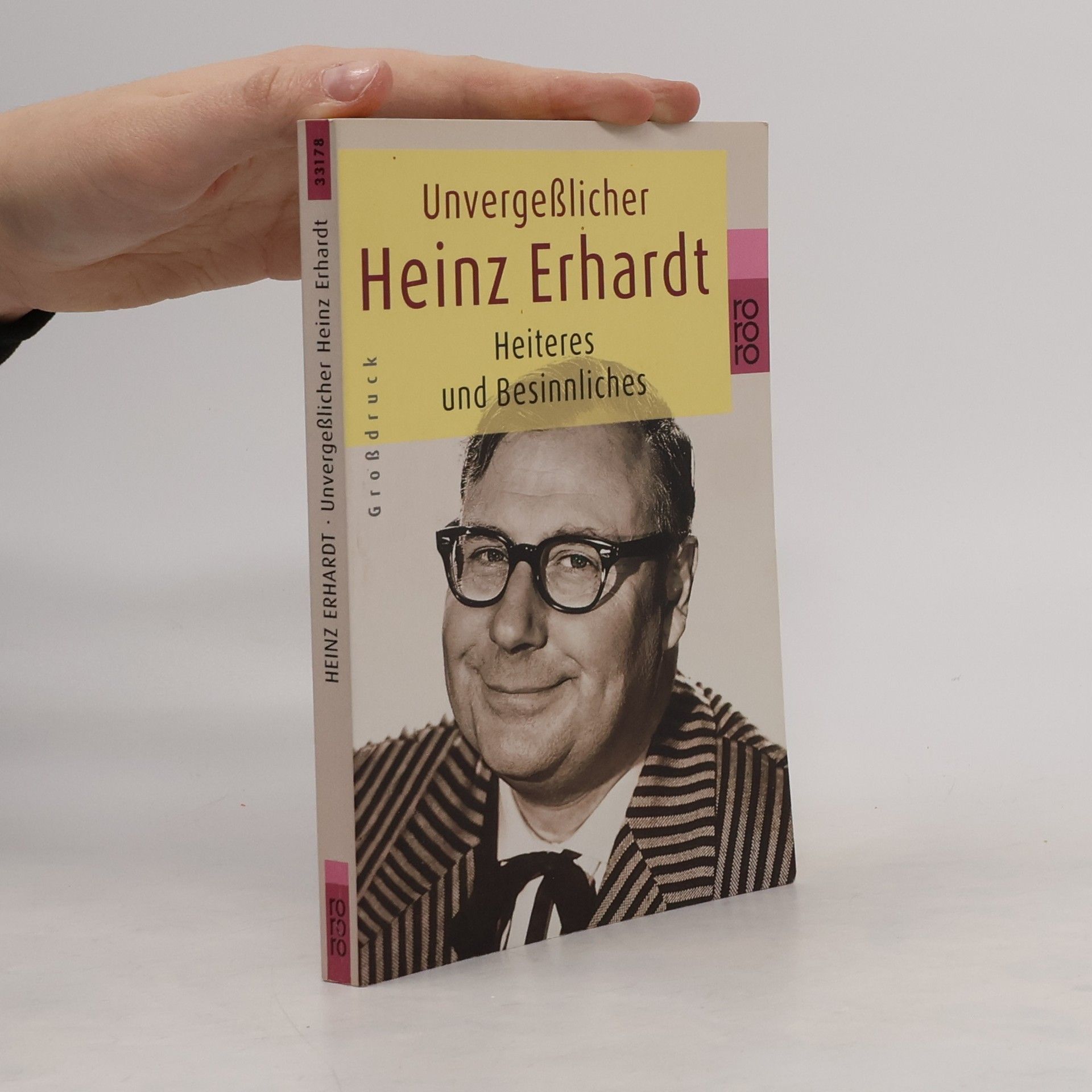 Heinz Erhardt Unvergeßlicher Heinz Erhardt, Großdruck
