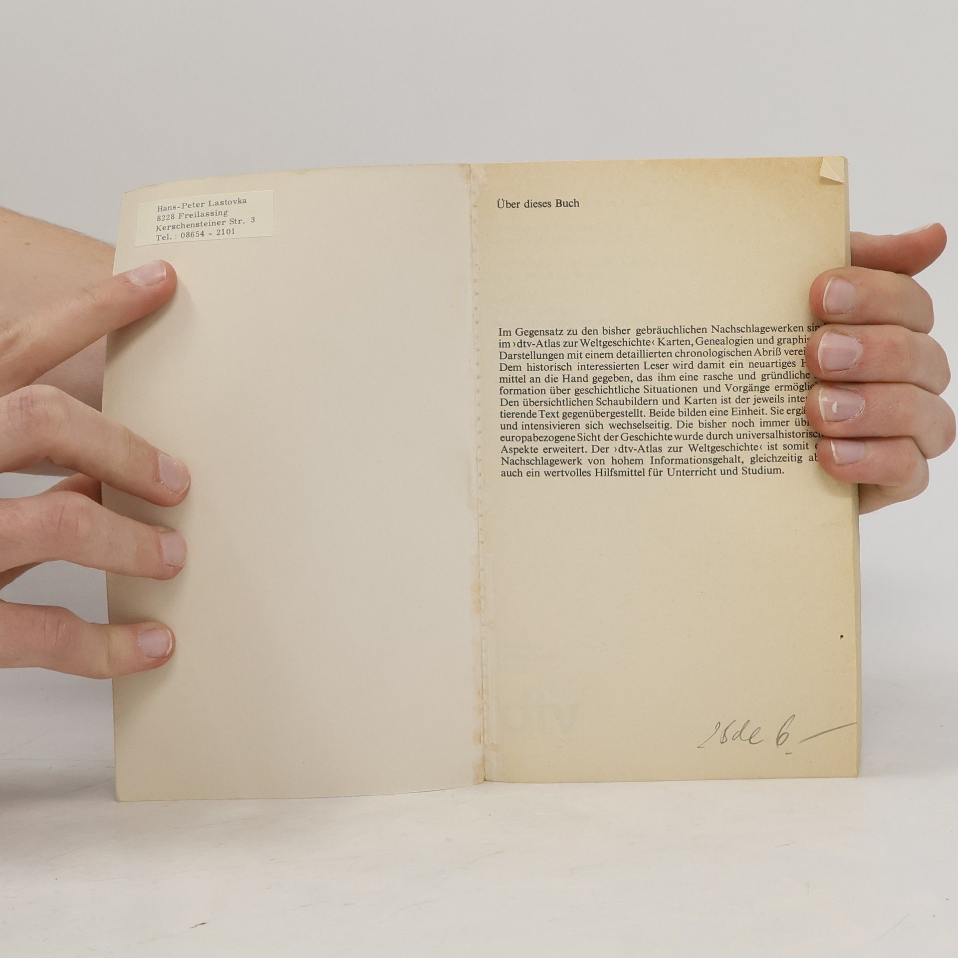 Hermann Kinder DTV-Atlas zur Weltgeschichte 1