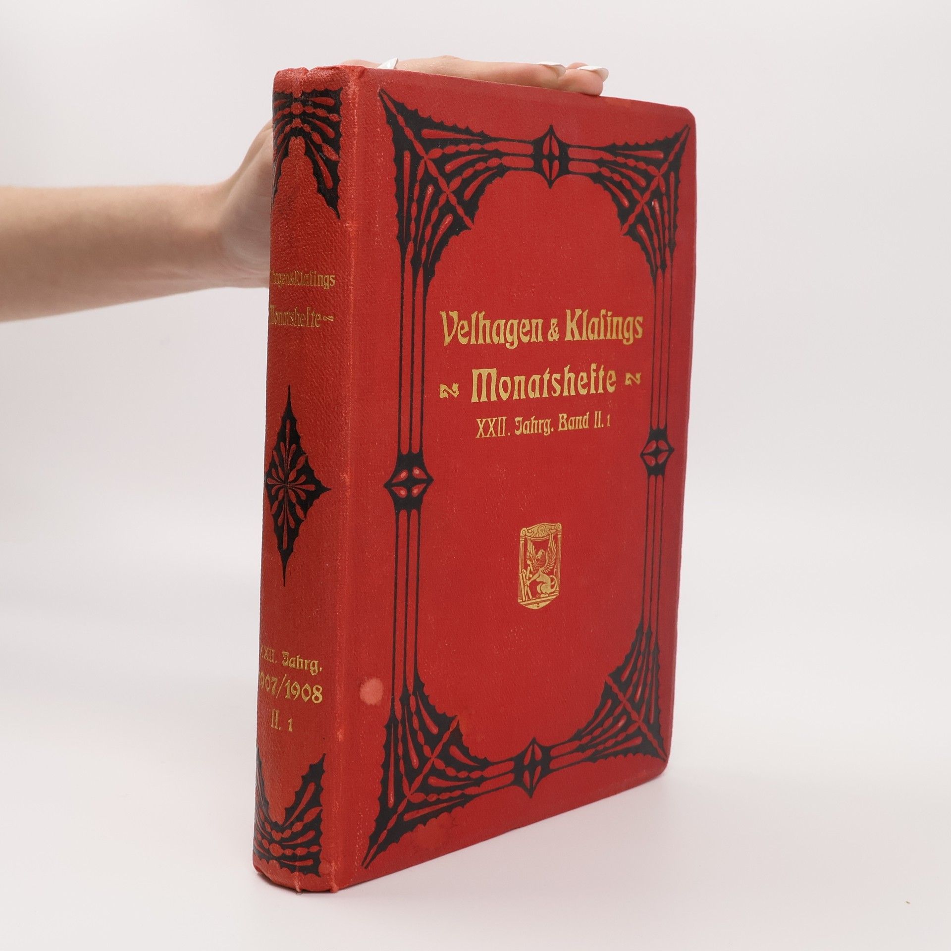 Autorenkollektiv Velhagen & Klasings Monatshefte XXII. Jahrgang 1907/1908 II. 1