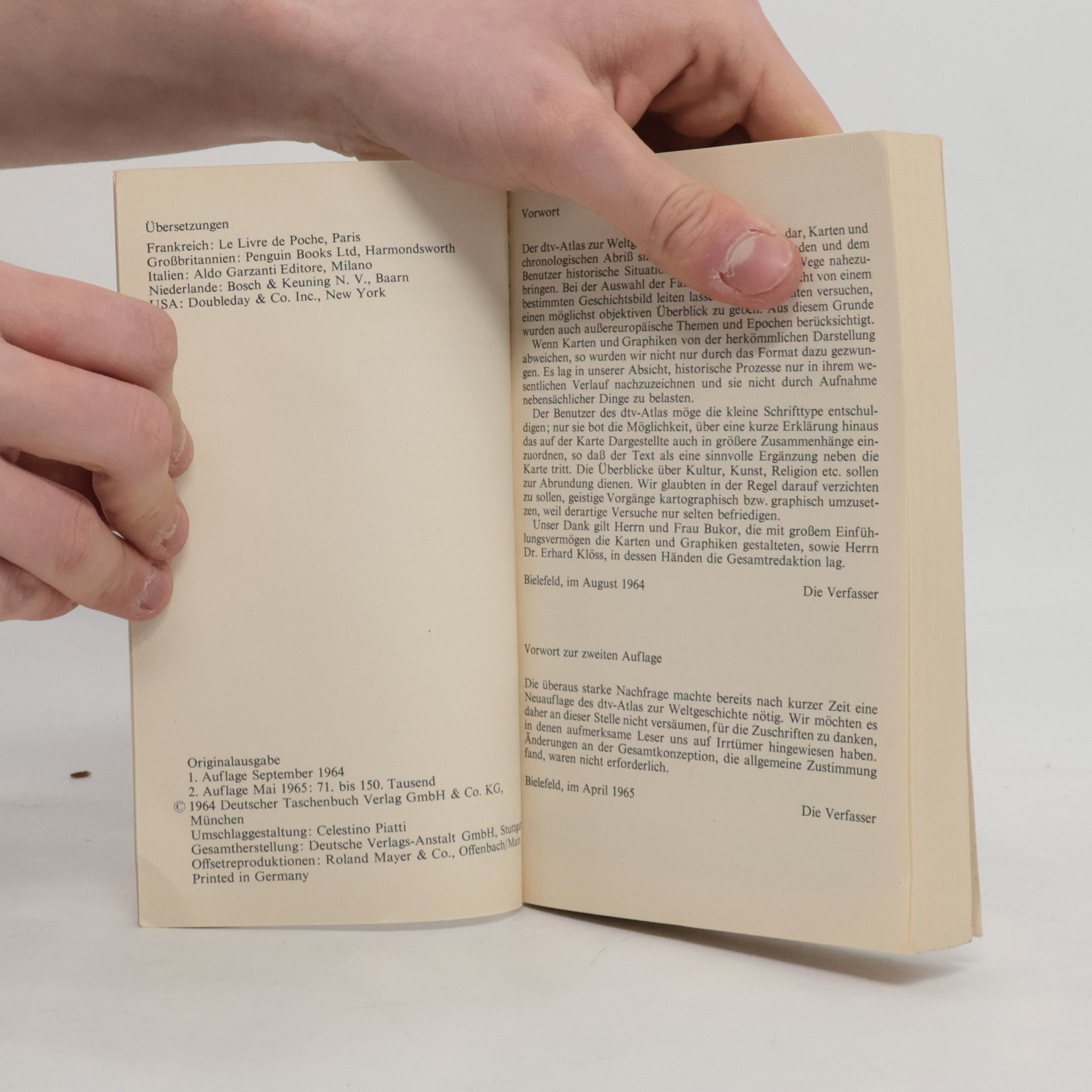 Autorenkollektiv dtv-Atlas Weltgeschichte 1