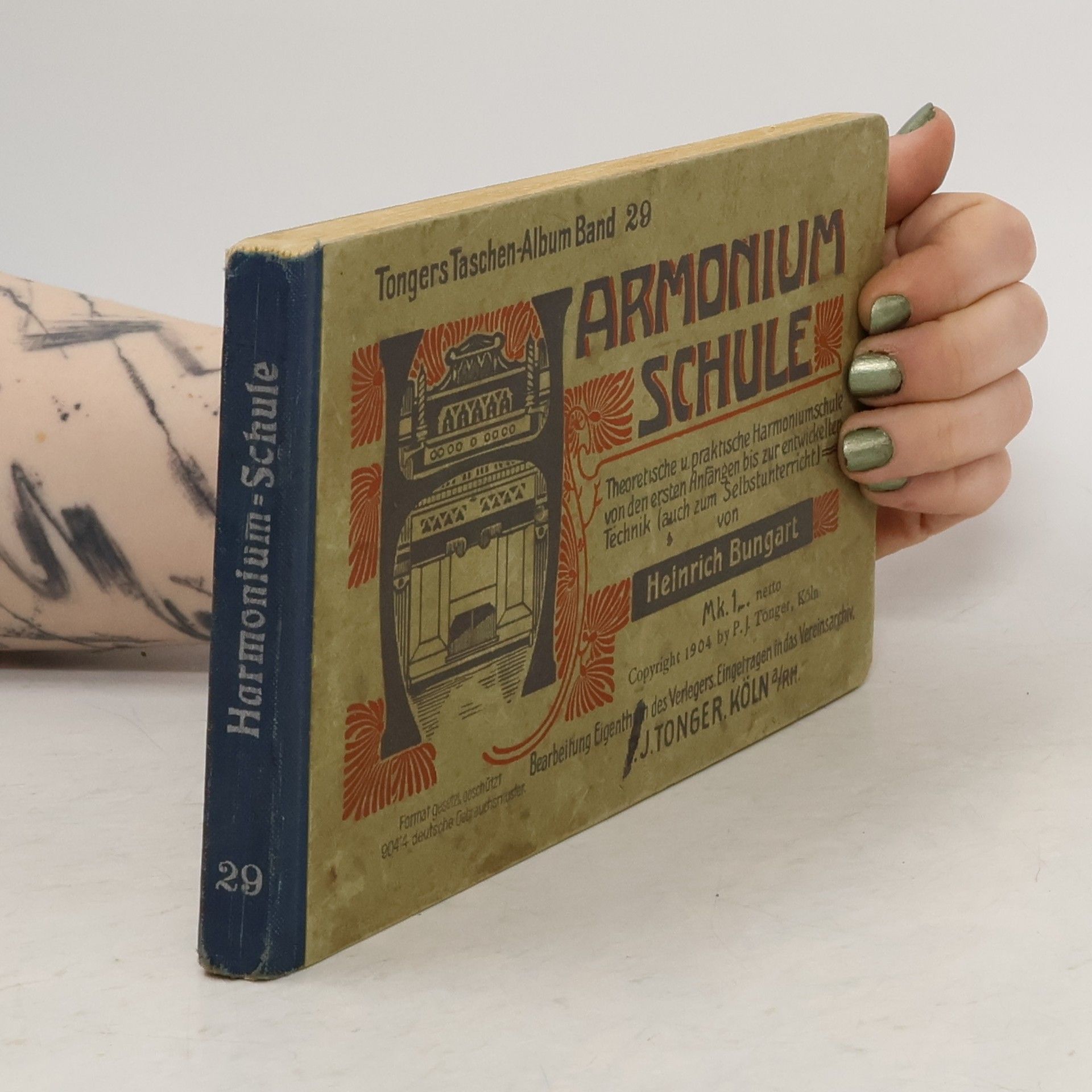 Heinrich Bungart Theoretisch-praktische Harmoniumschule