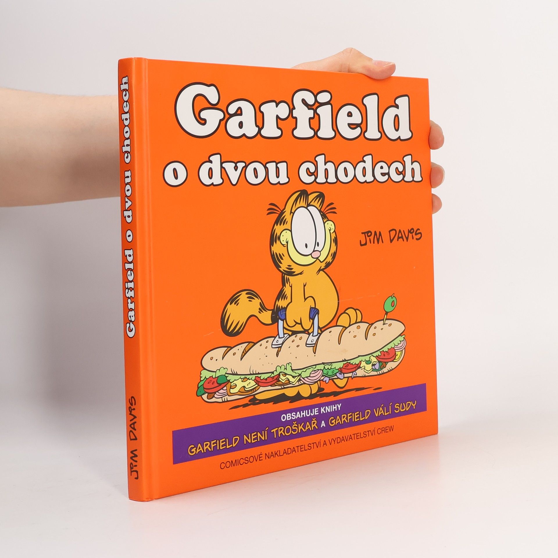 Jim Davis Garfield o dvou chodech