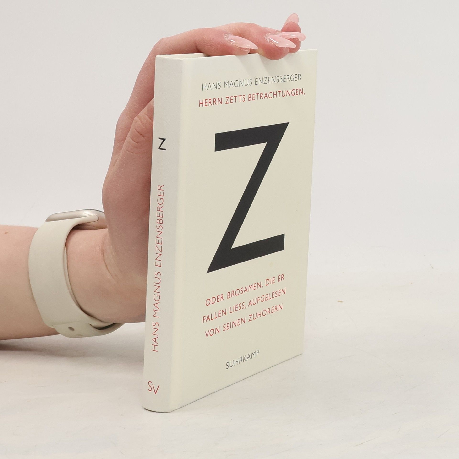 Hans Magnus Enzensberger Herrn Zetts Betrachtungen, oder Brosamen, die er fallen ließ, aufgelesen von seinen Zuhörern