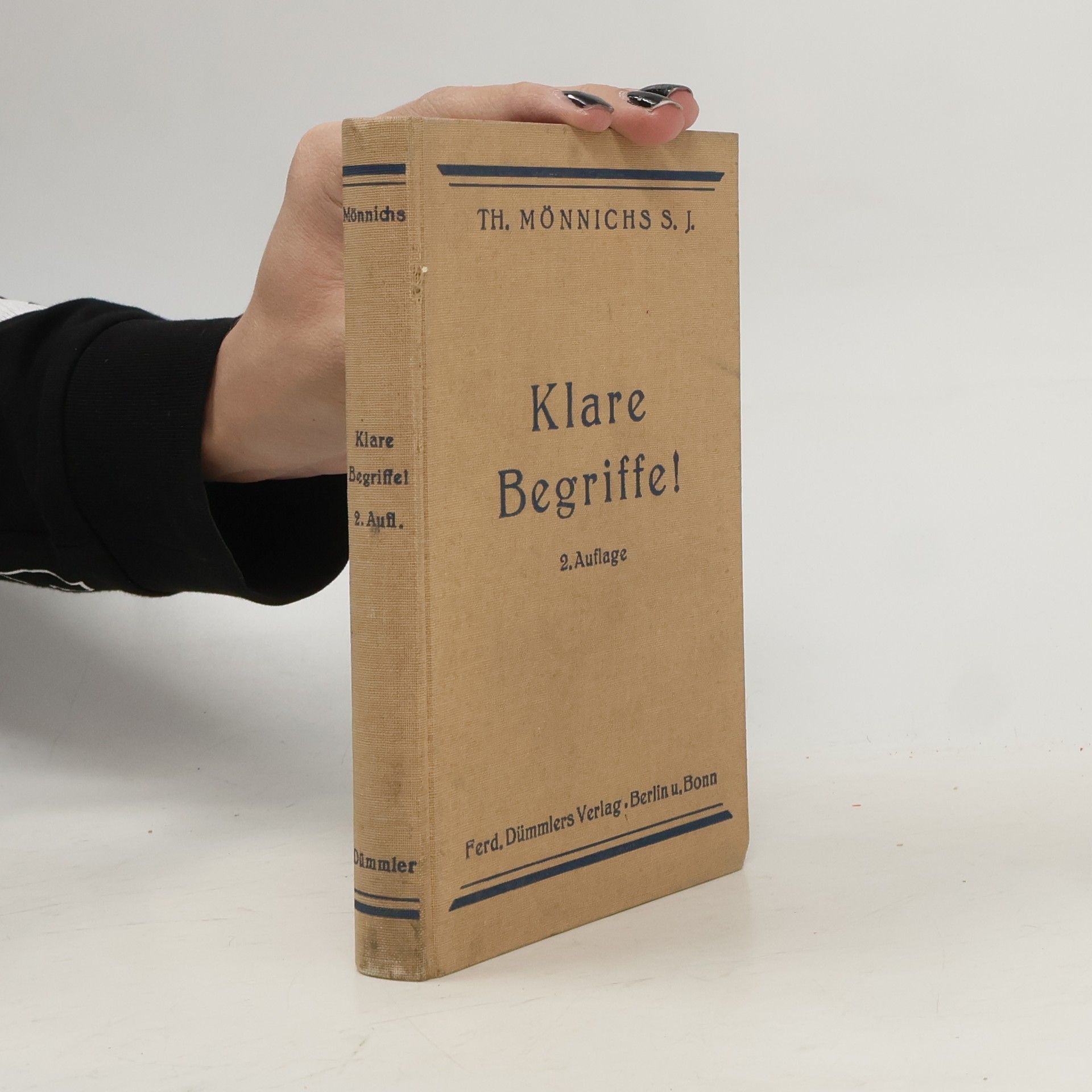 Theodor Mönnichs Klare Begriffe!