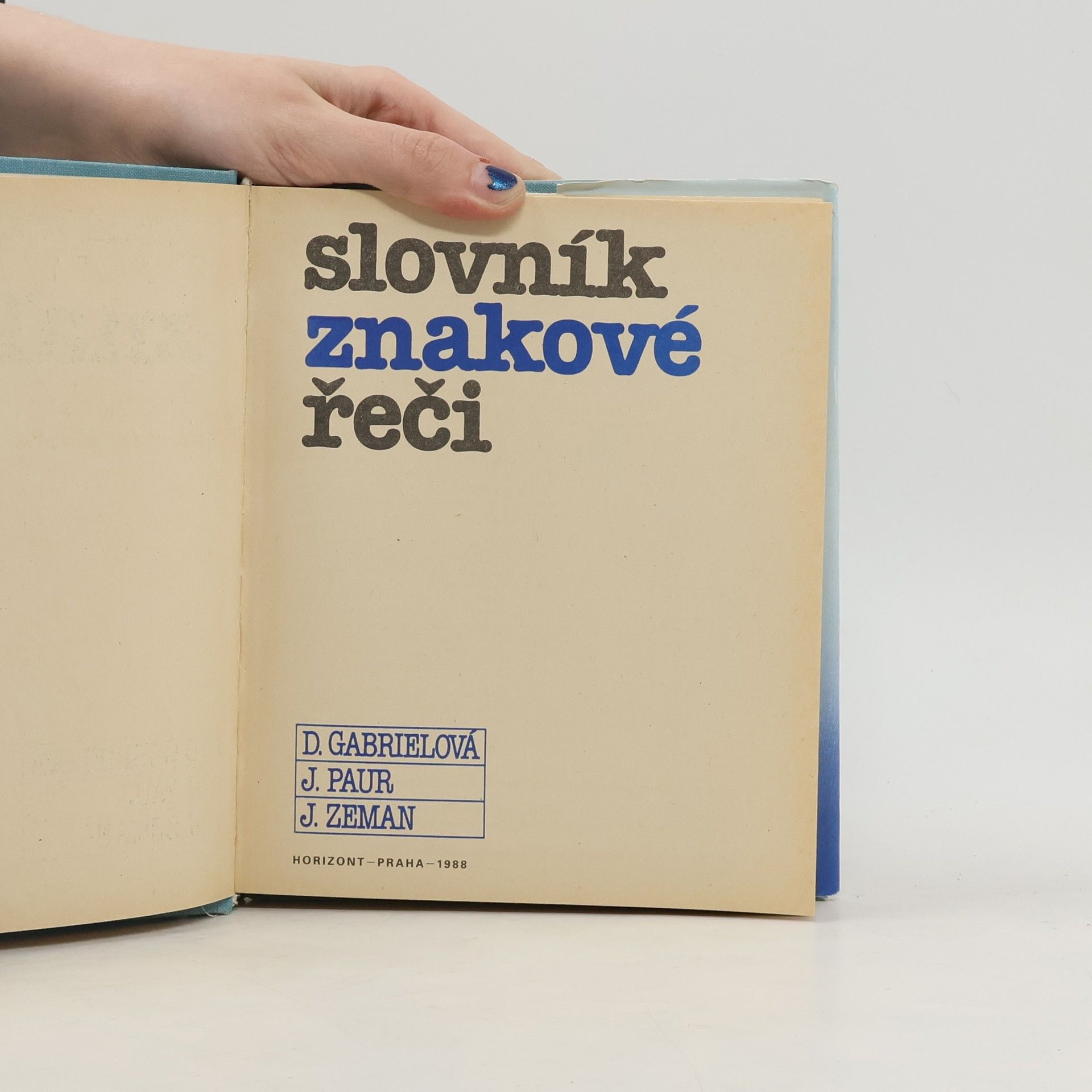 Autorenkollektiv Slovník znakové řeči