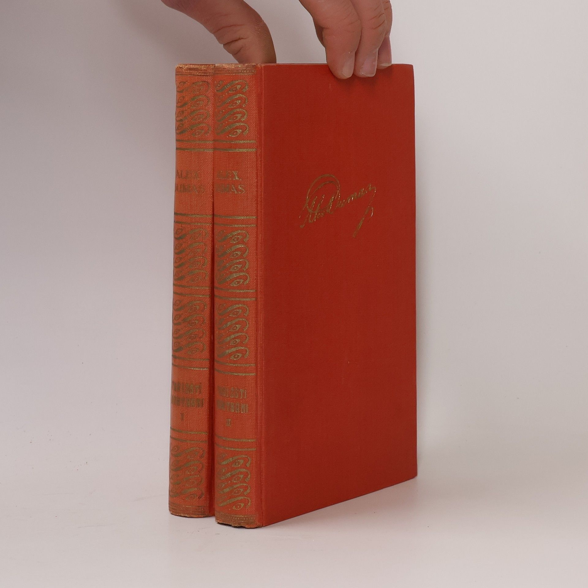 Alexandre Dumas Pařížští mohykáni (1.+2. díl, 2 svazky)