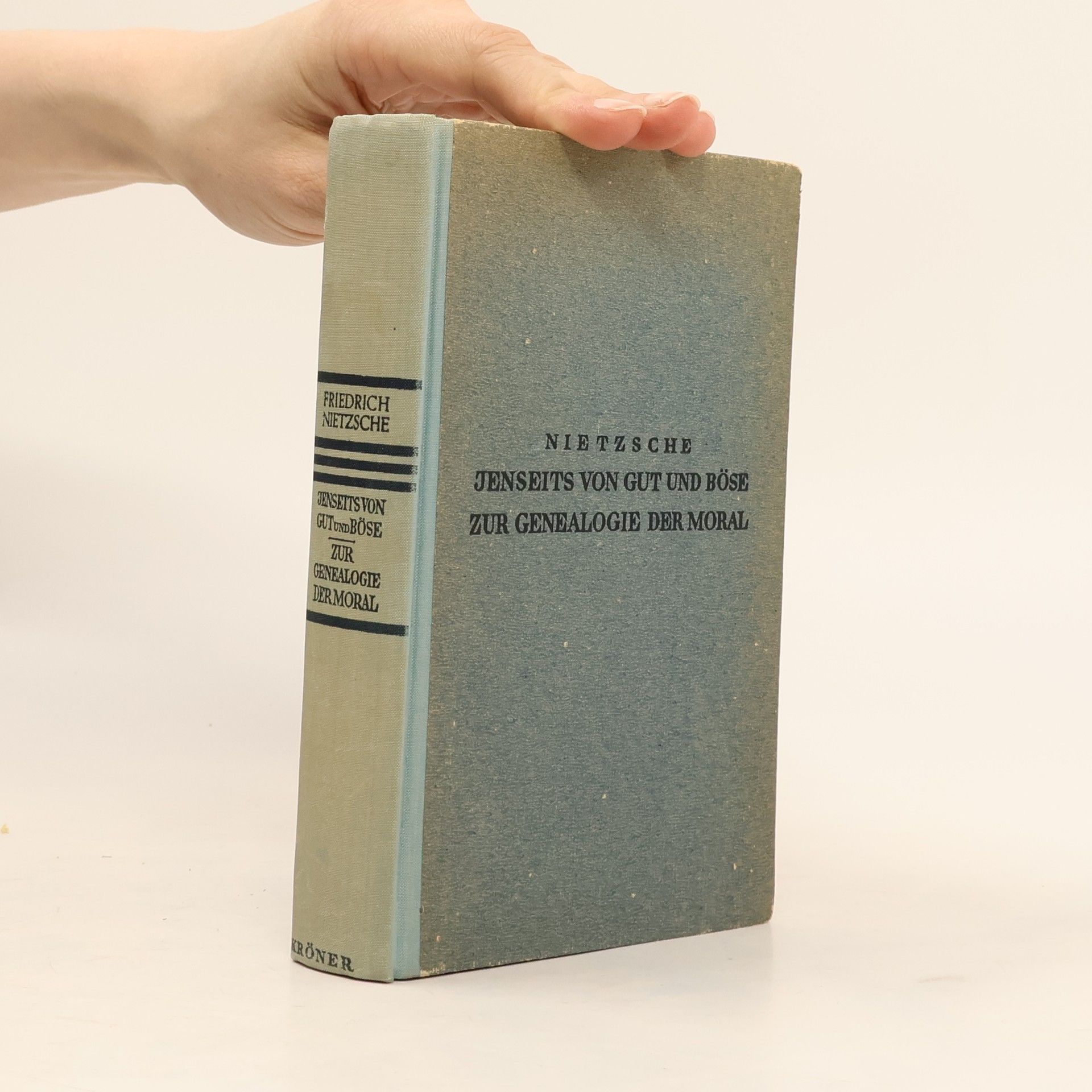 Friedrich Wilhelm Nietzsche Jenseits von Gut und Böse zur Genealogie der Moral