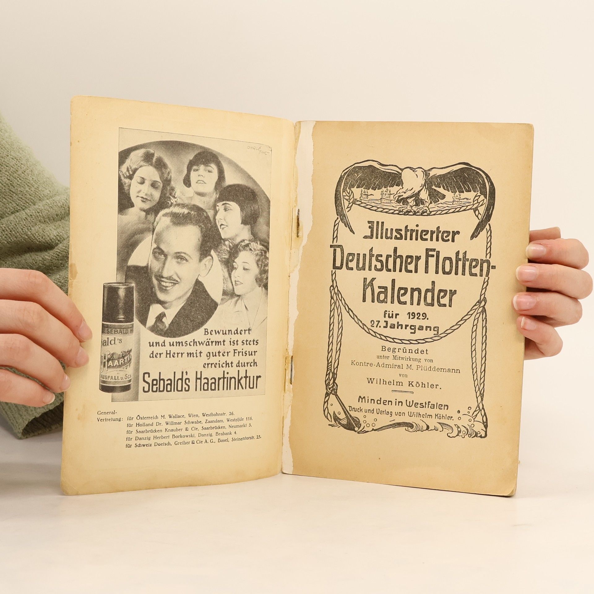 Kolektív autorov Köhlers illustrierter Flotten-Kalender für 1928