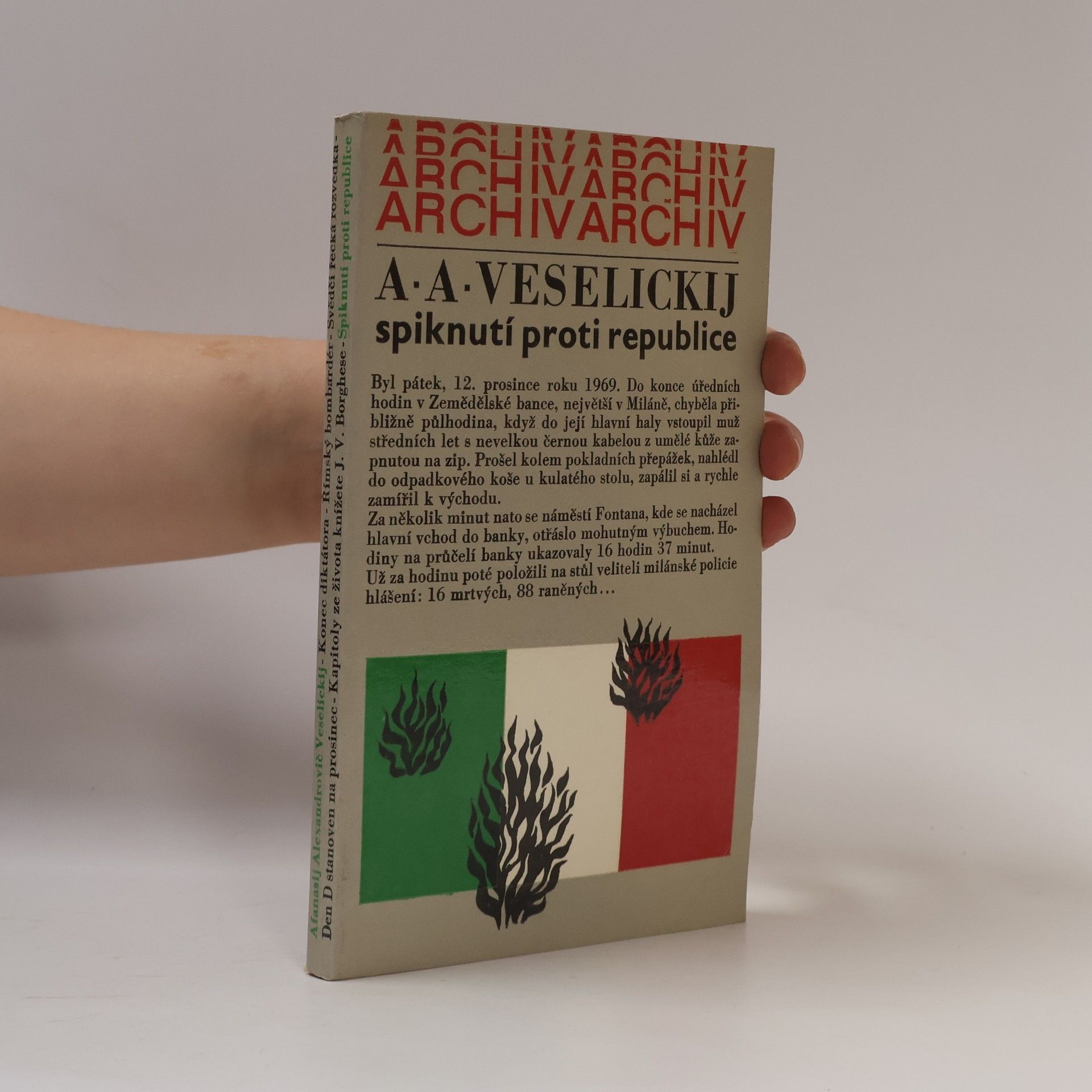 Afanasij Aleksandrovič Veselickij Spiknutí proti republice
