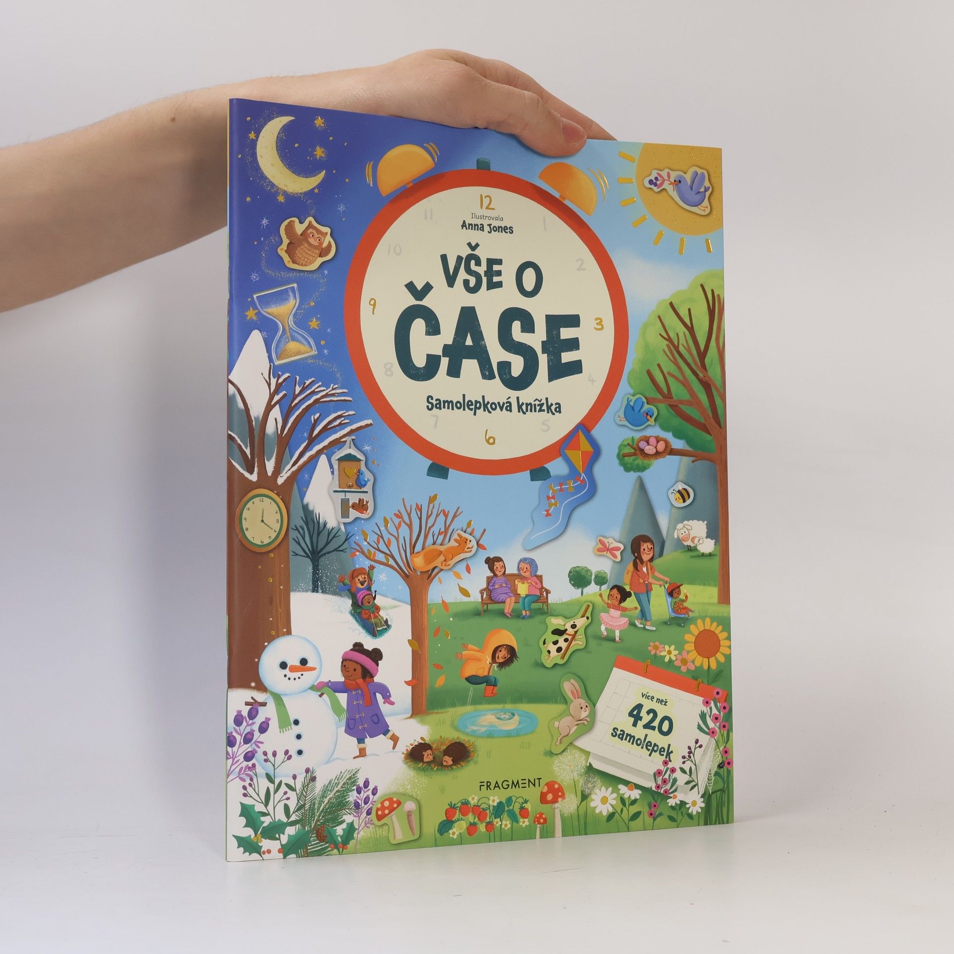 Anna Jones Vše o čase: samolepková knížka