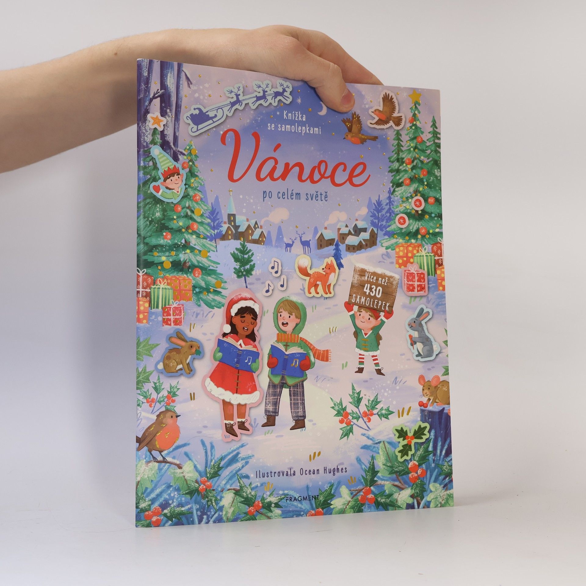 Joli Hannah Knížka se samolepkami - Vánoce po celém světě