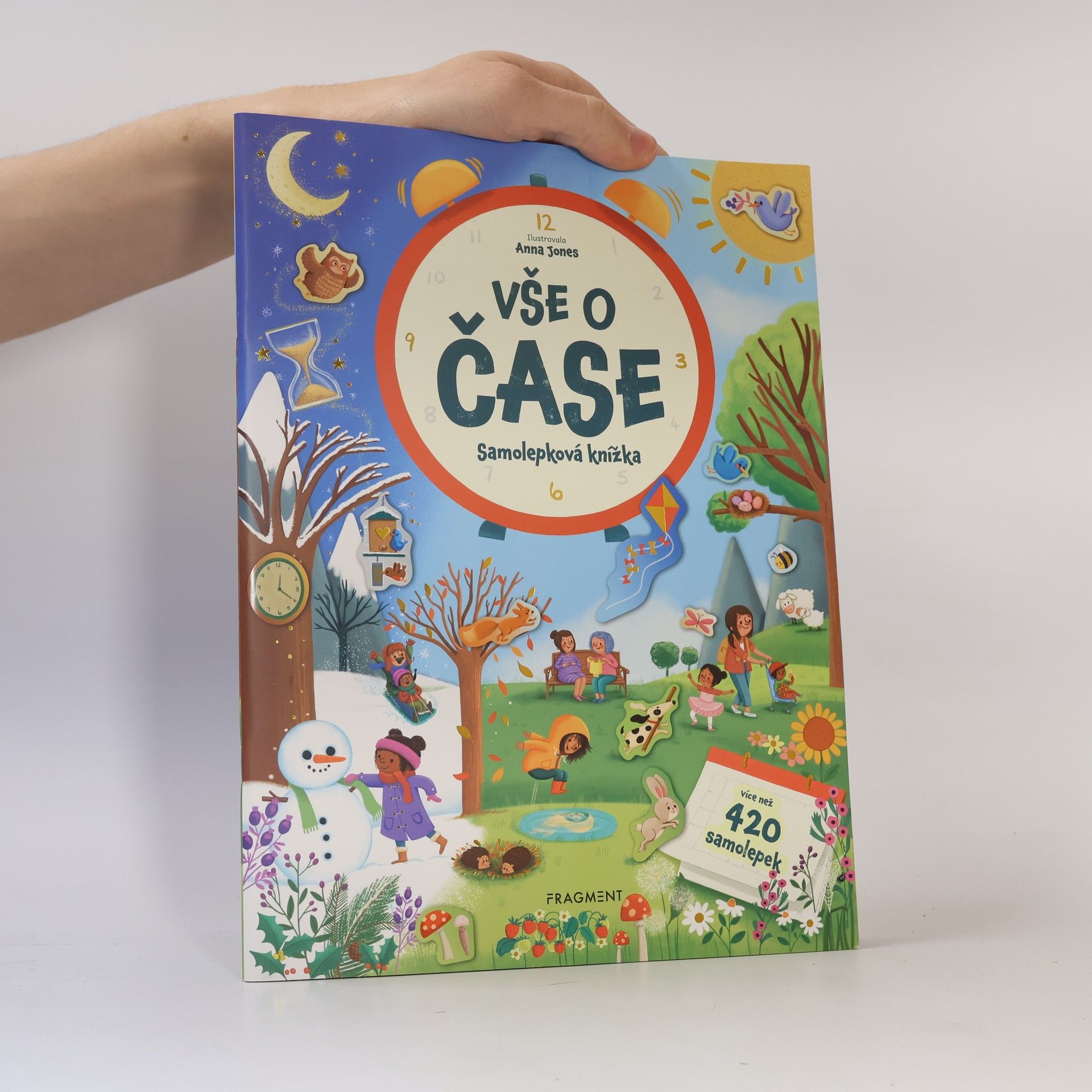 Vše o čase: samolepková knížka