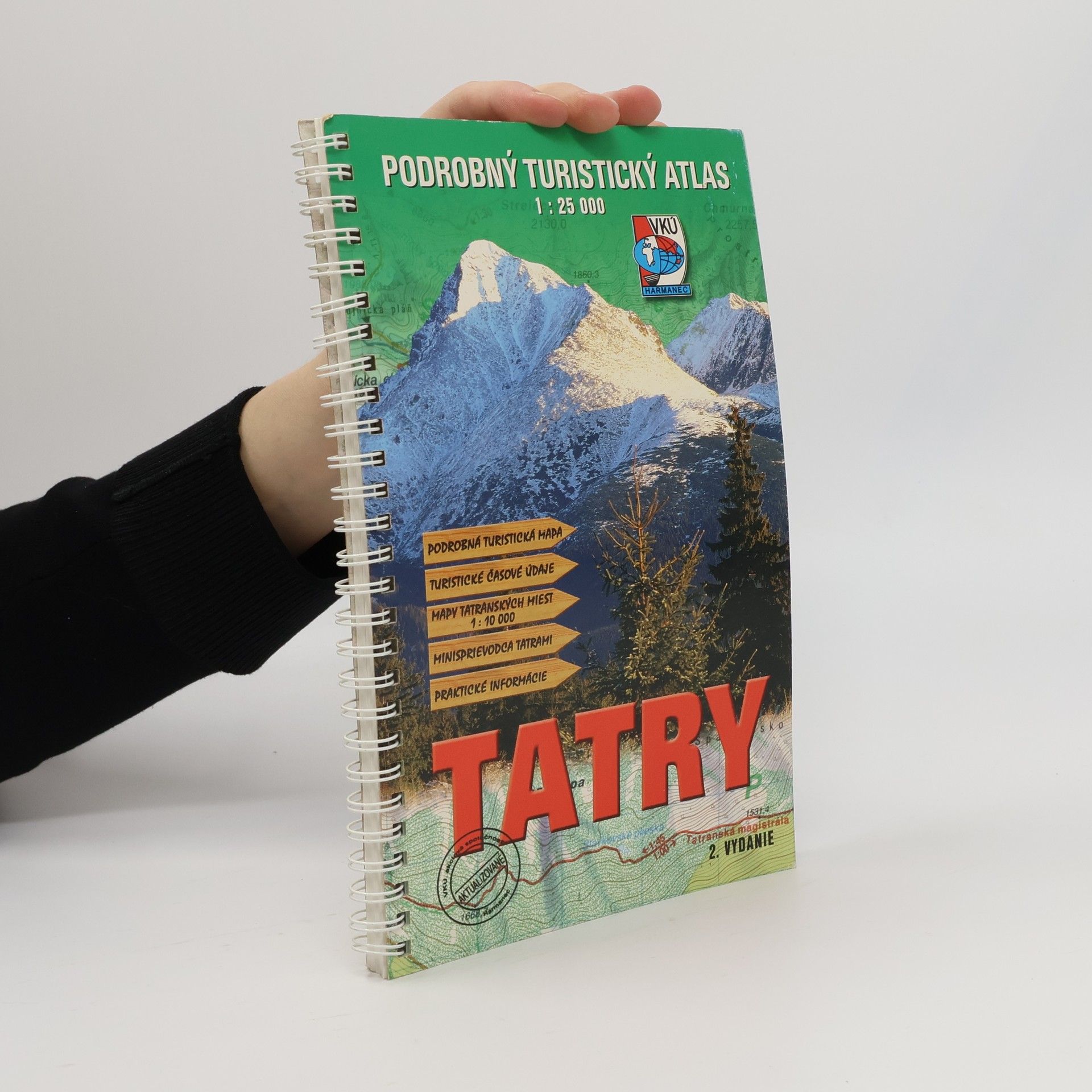 Kolektív autorov Tatry - podrobný turistický atlas