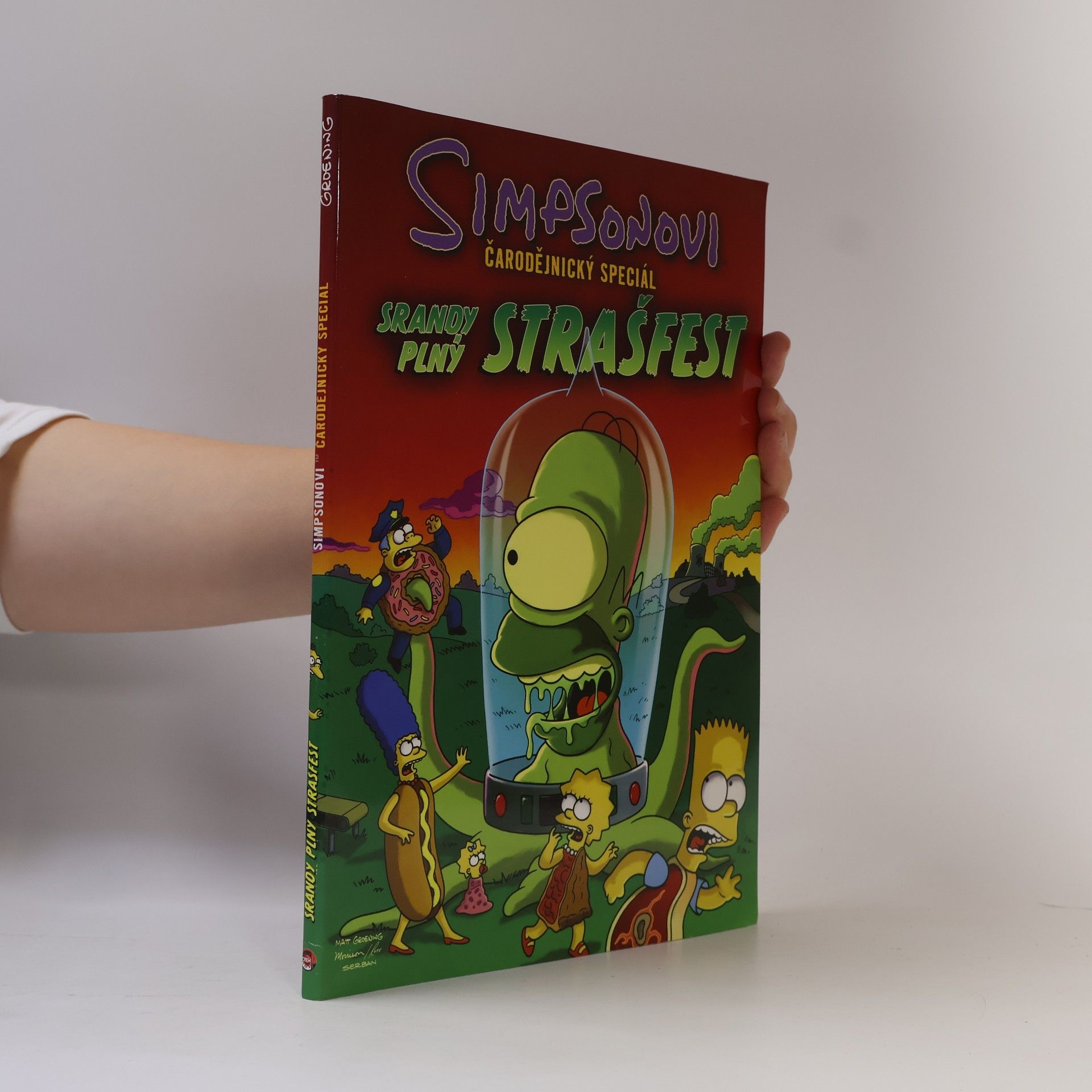 Matt Groening Simpsonovi : čarodějnický speciál. Srandy plný strašfest
