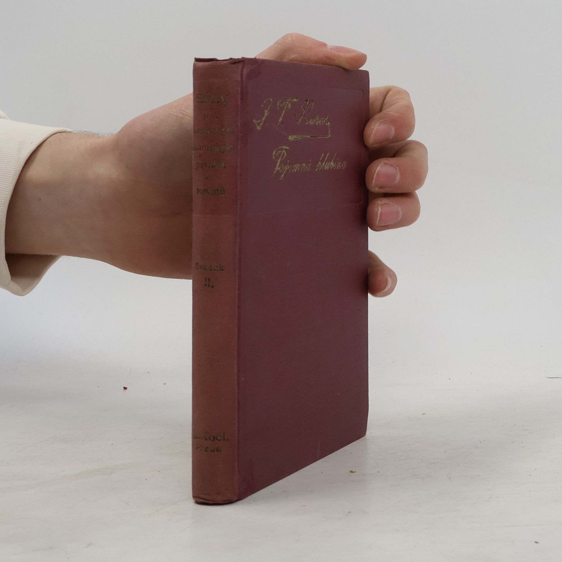 Josef František Karas Tajemná hlubina