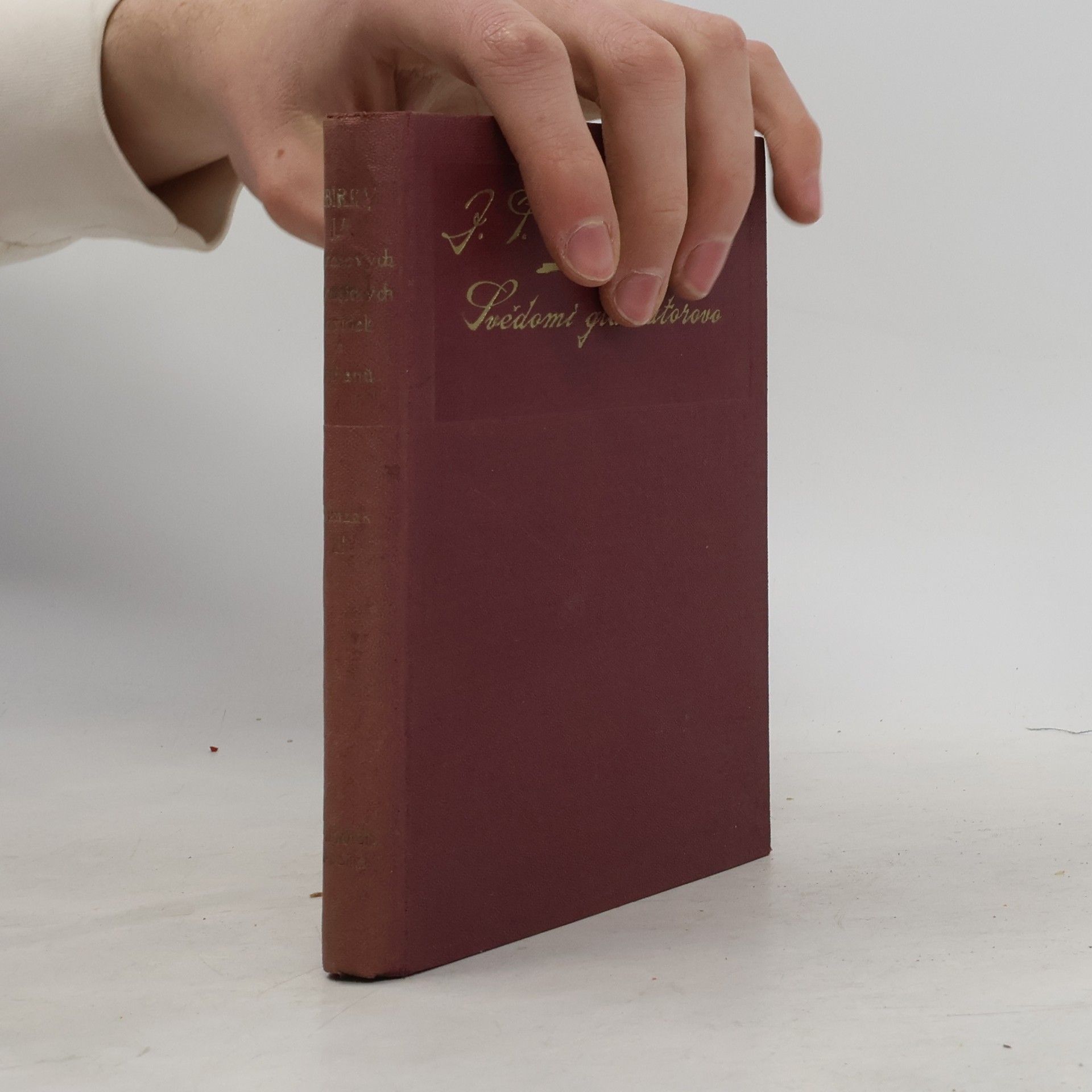 Josef František Karas Svědomí gladiatorovo. Román ze 16. stol.