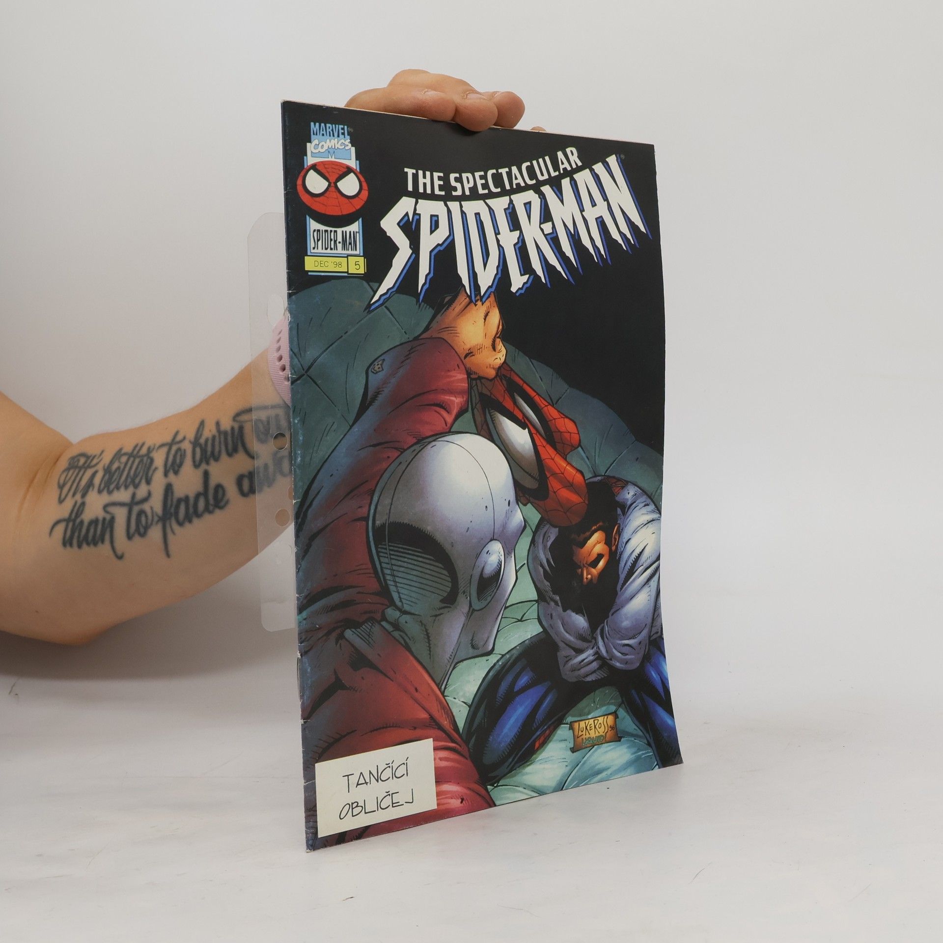 Collectif d'auteurs The Spectacular Spider-man. DEC/98. Tančící obličej