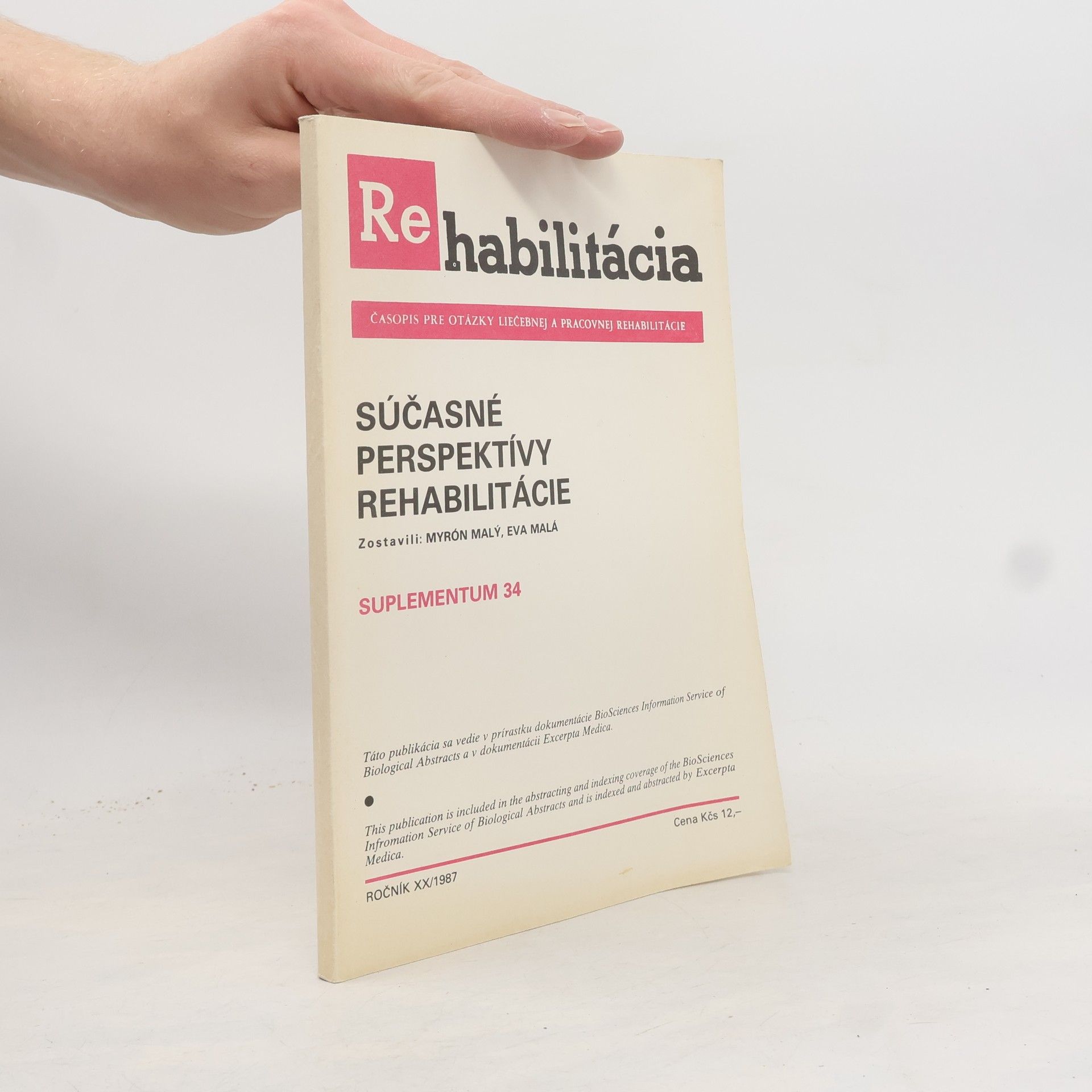 Myrón Malý Súčasné perspektívy rehabilitácie