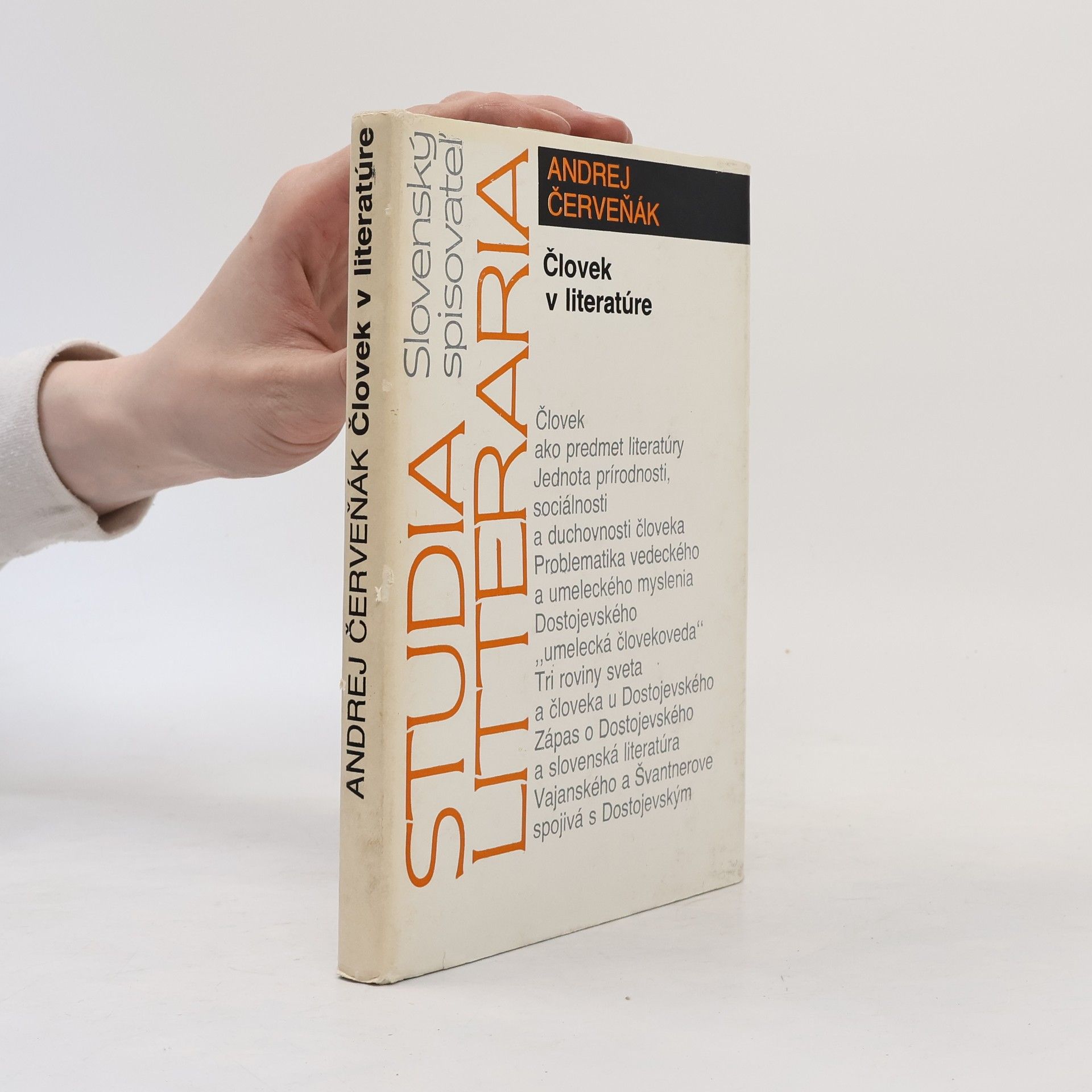 Andrej Červeňák Človek v literatúre