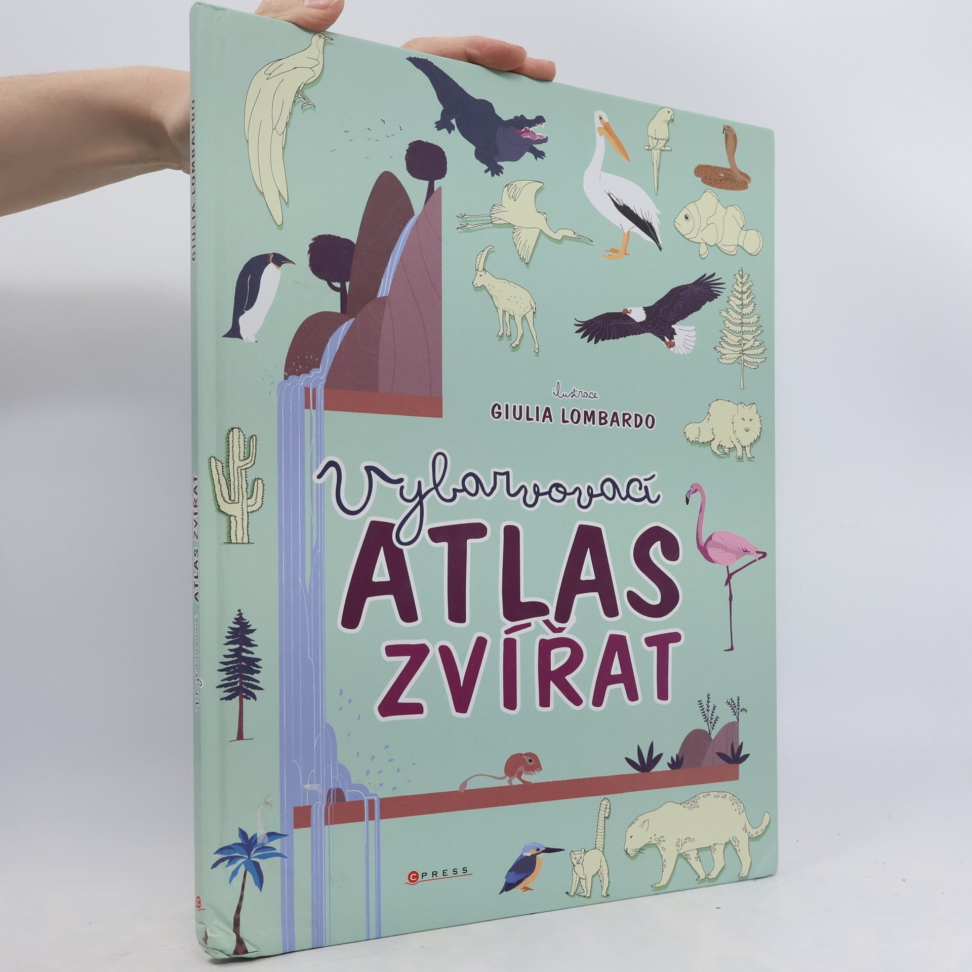 Giulia Lombardo Vybarvovací atlas zvířat