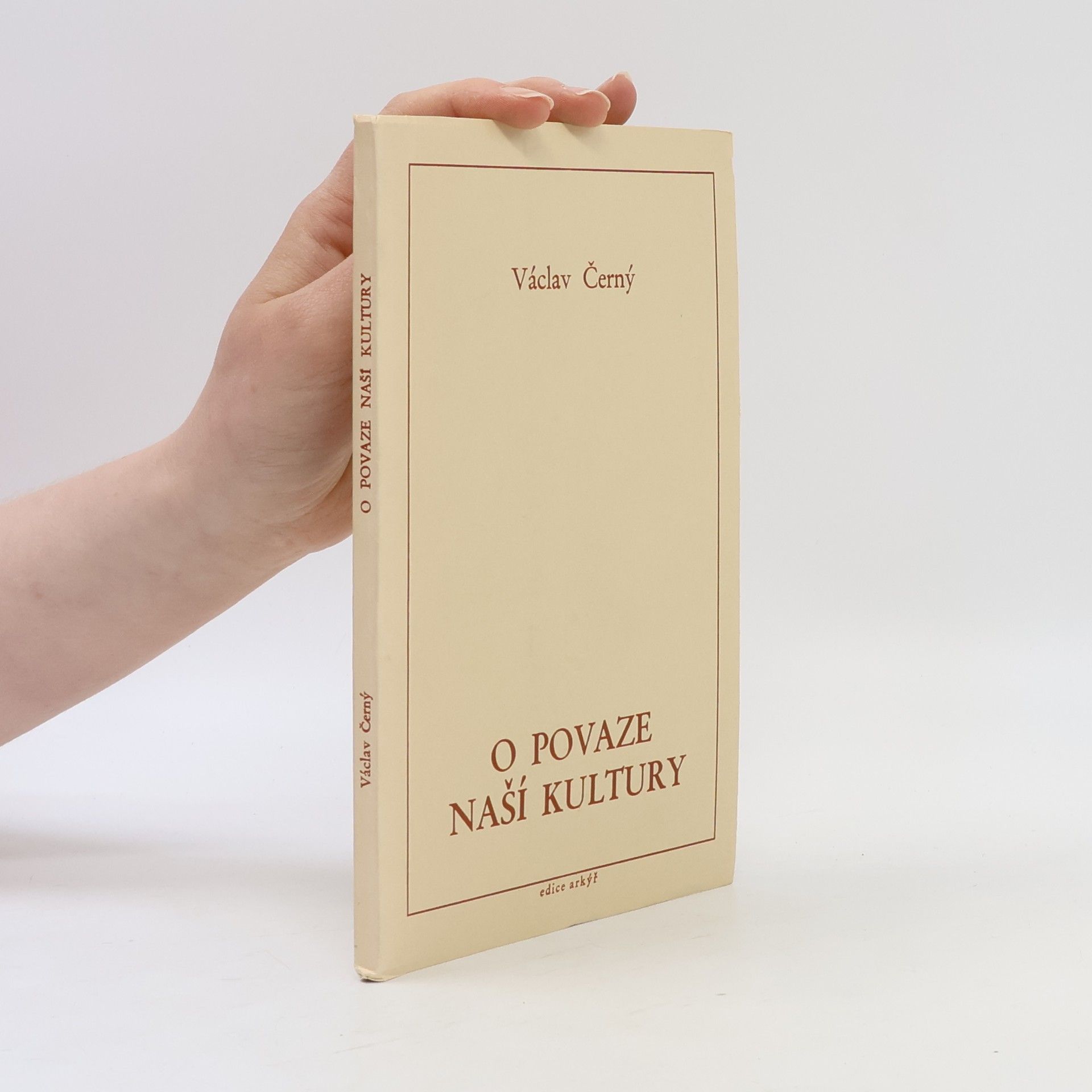 Václav Černý O povaze nasí kultury