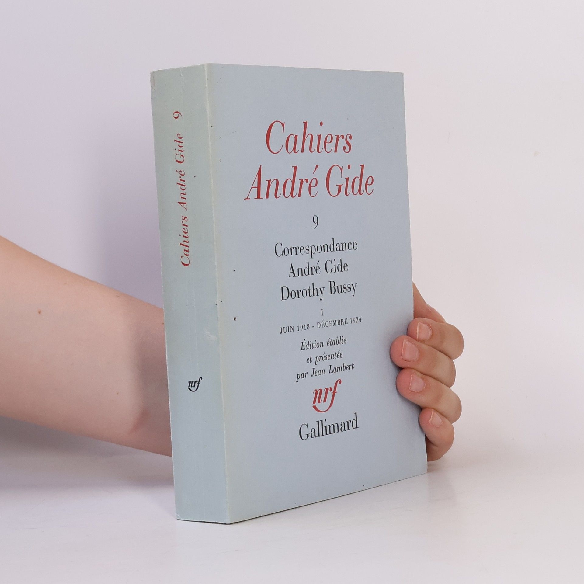 Dorothy Bussy Cahiers André Gide 9