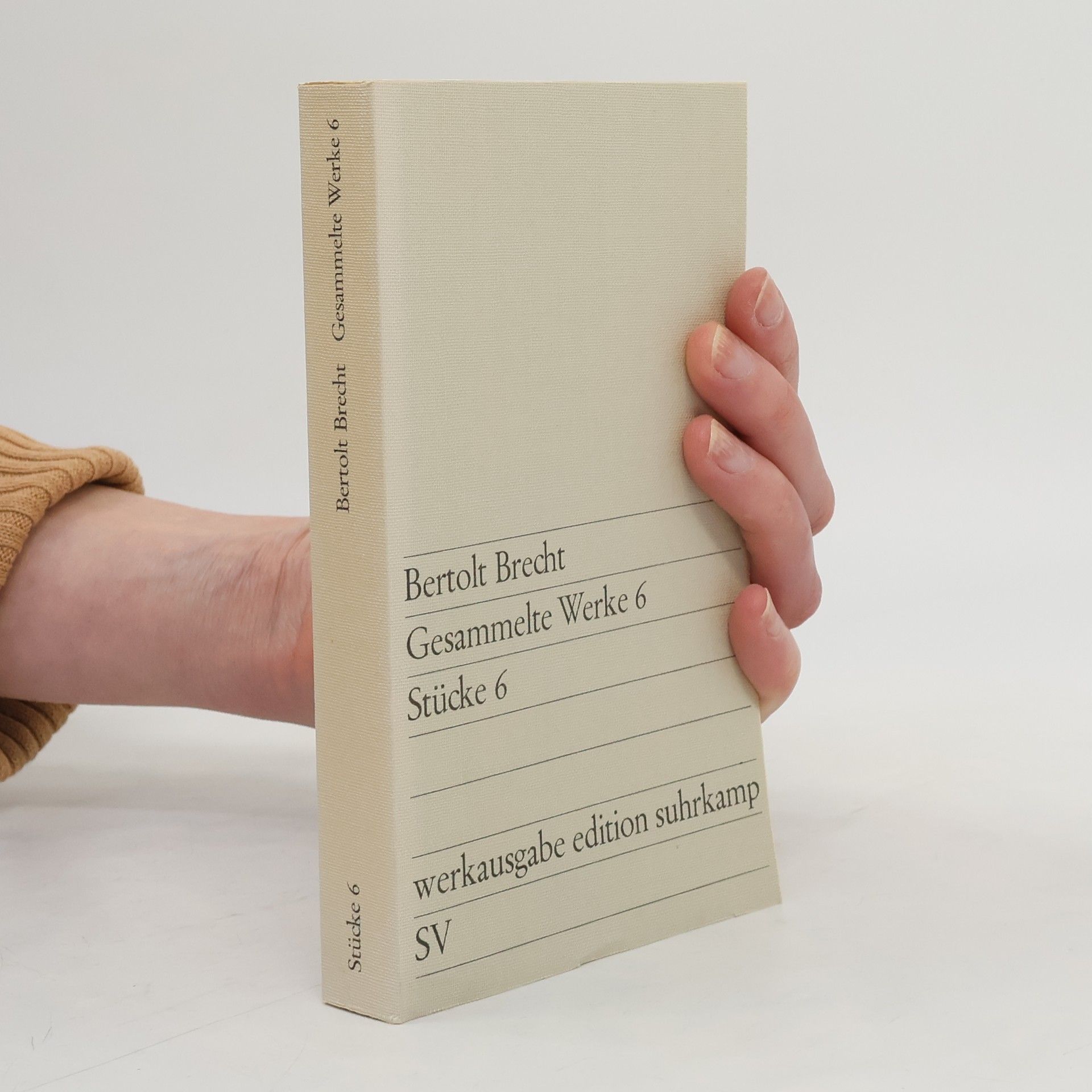 Bertolt Brecht Gesammelte Werke 6. Stücke 6